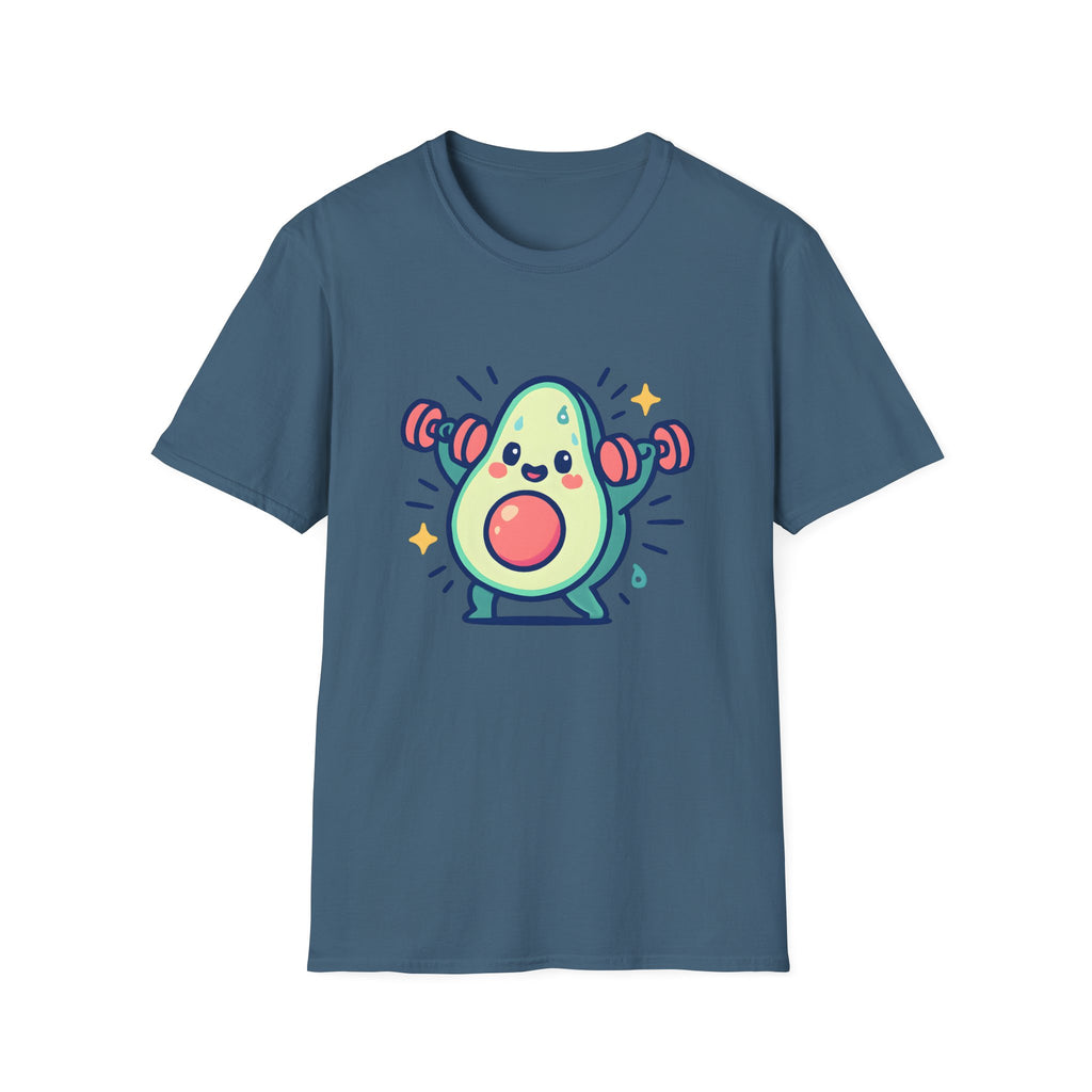Avocado Lifting Weights T-Shirt