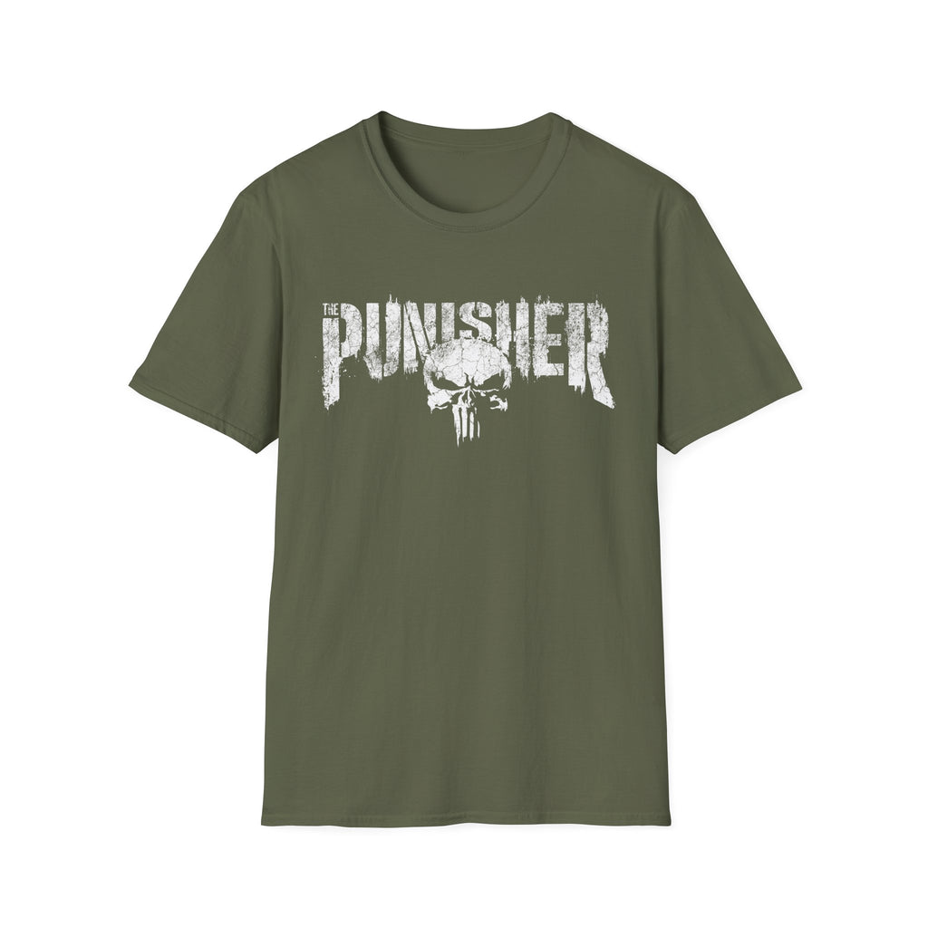 Punisher Grunge Graphic Gym T-Shirt