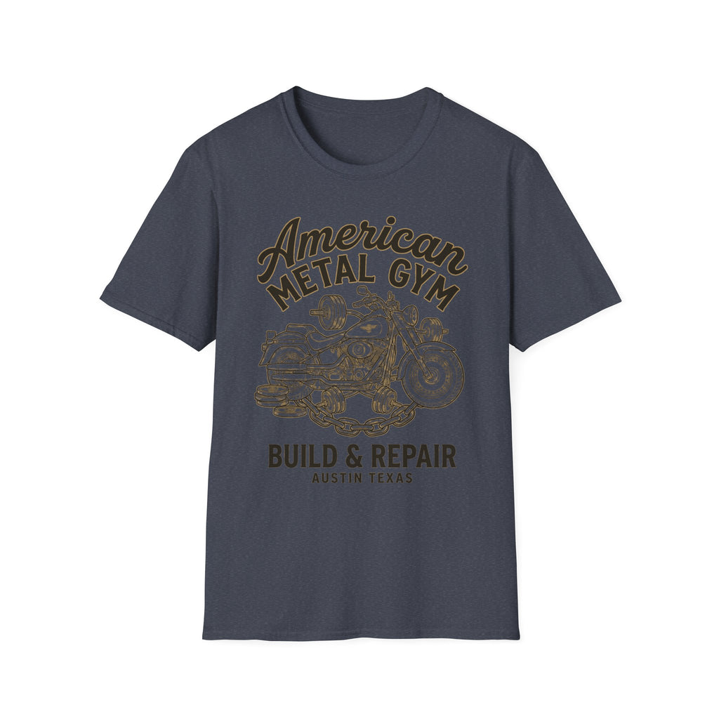 American Metal Austin TX Build and Repair Vintage Graphic Gym T-Shirt