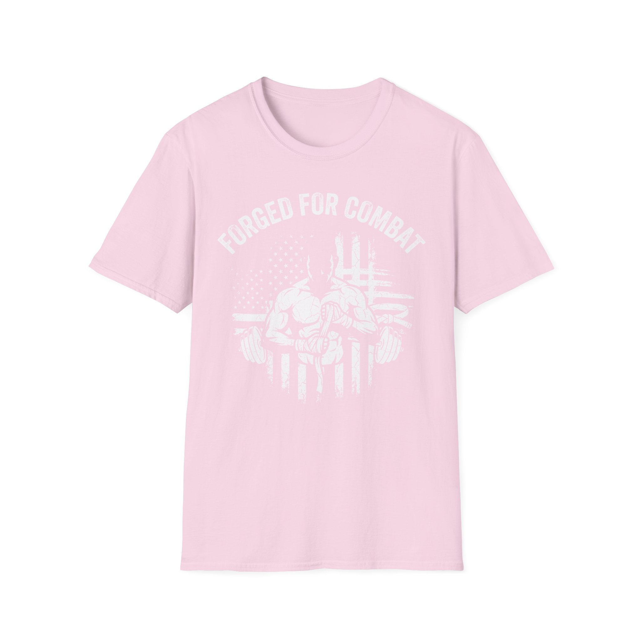 Forged for Combat Club Gym Vintage Retro Gym T-Shirt