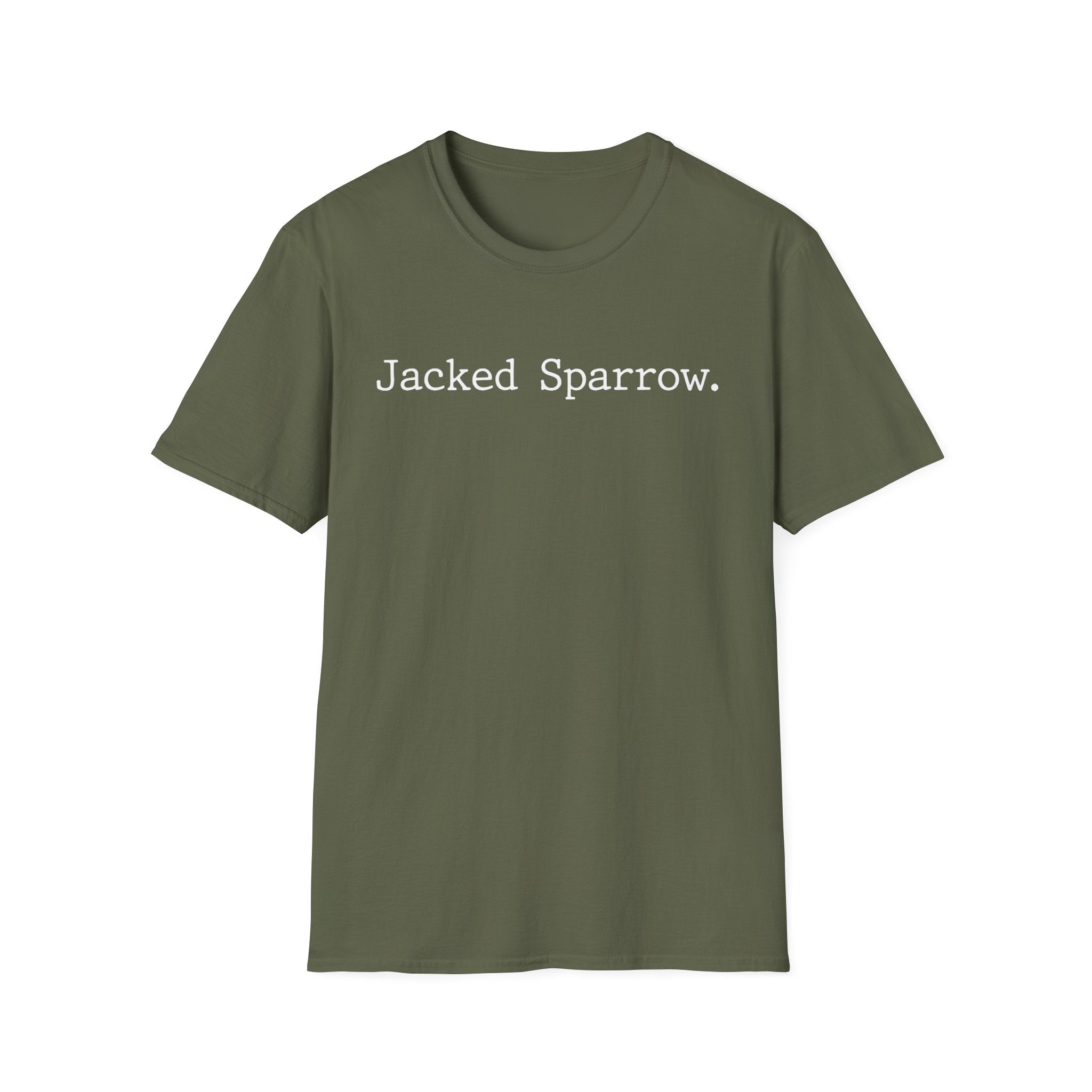 Jacked Sparrow Typographic Vintage Gym T-Shirt