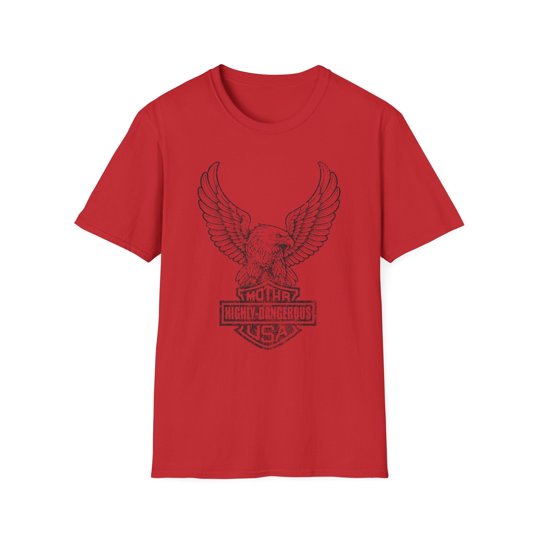 Danger Eagle Graphic Retro Gym T-Shirt