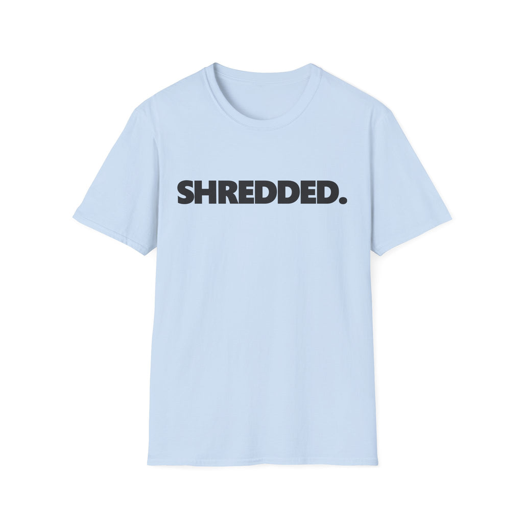 SHREDDED Graphic Bodybuilding Vintage Gym T-Shirt