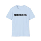 SHREDDED Graphic Bodybuilding Vintage Gym T-Shirt