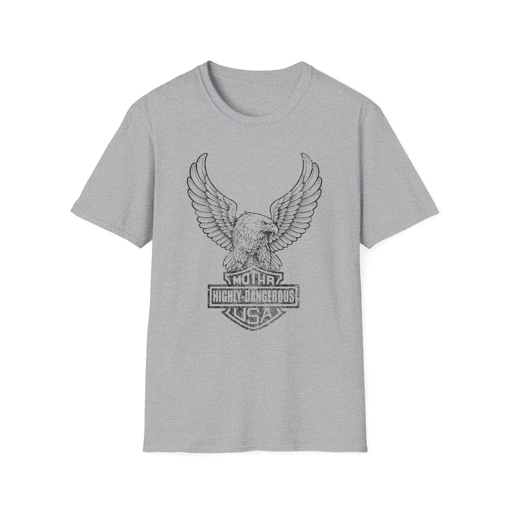 Danger Eagle Graphic Retro Gym T-Shirt