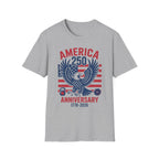 USA 250 Anniversary Gym Graphic Retro Gym T-Shirt