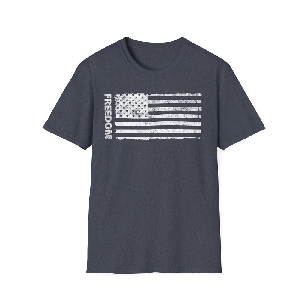 USA Freedom Flag Vintage Gym T-Shirt