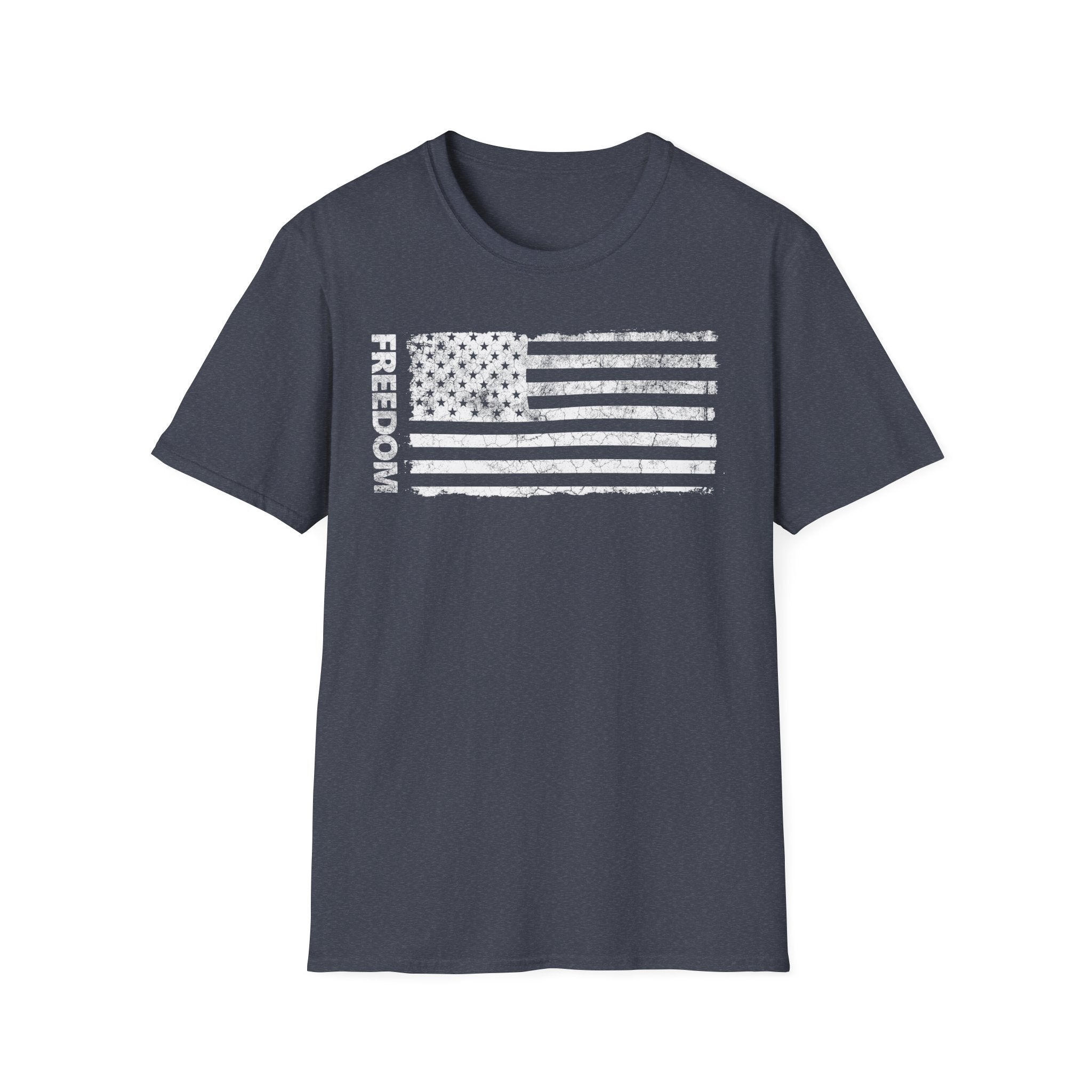 USA Freedom Flag Vintage Gym T-Shirt