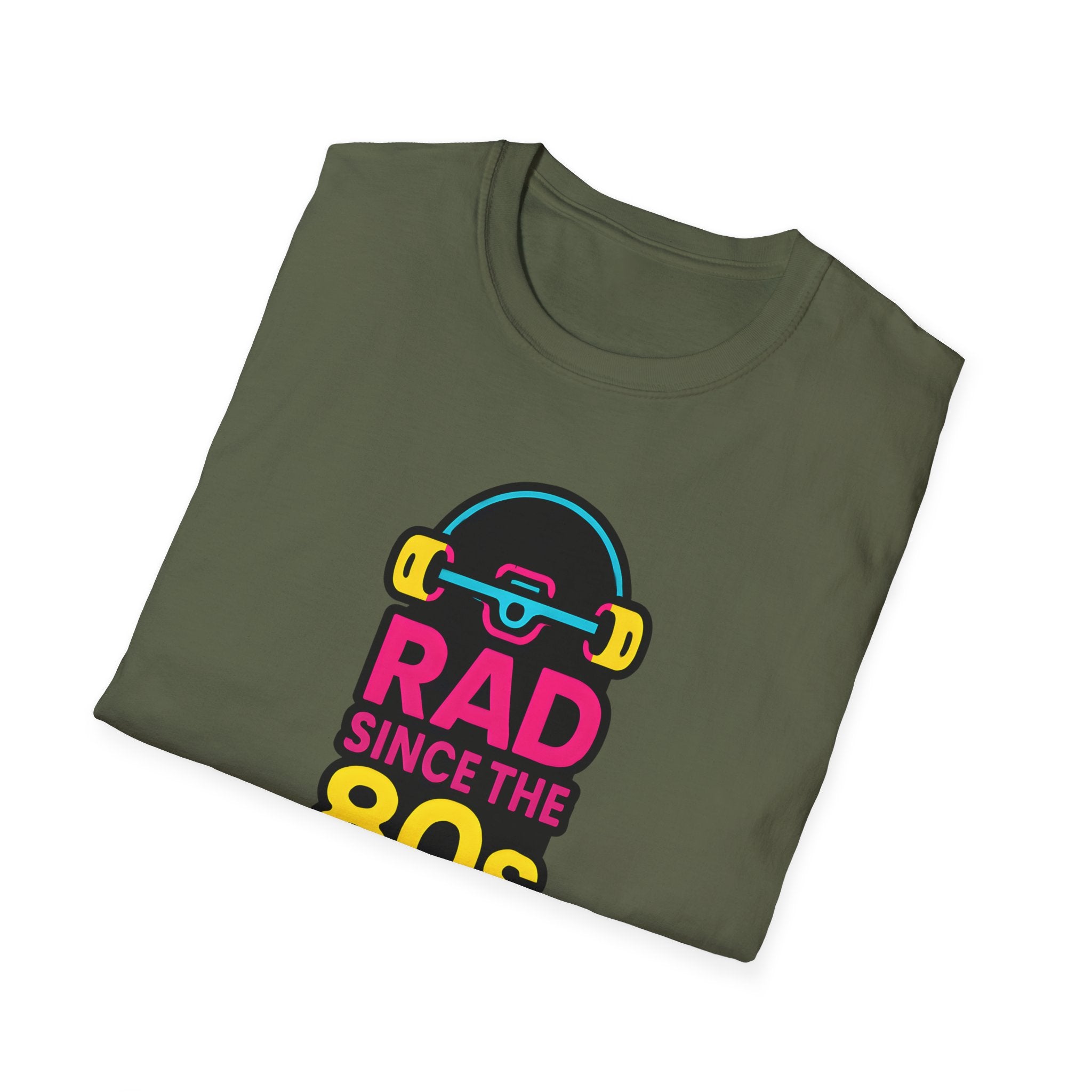 Neon 80s Skateboard T-Shirt