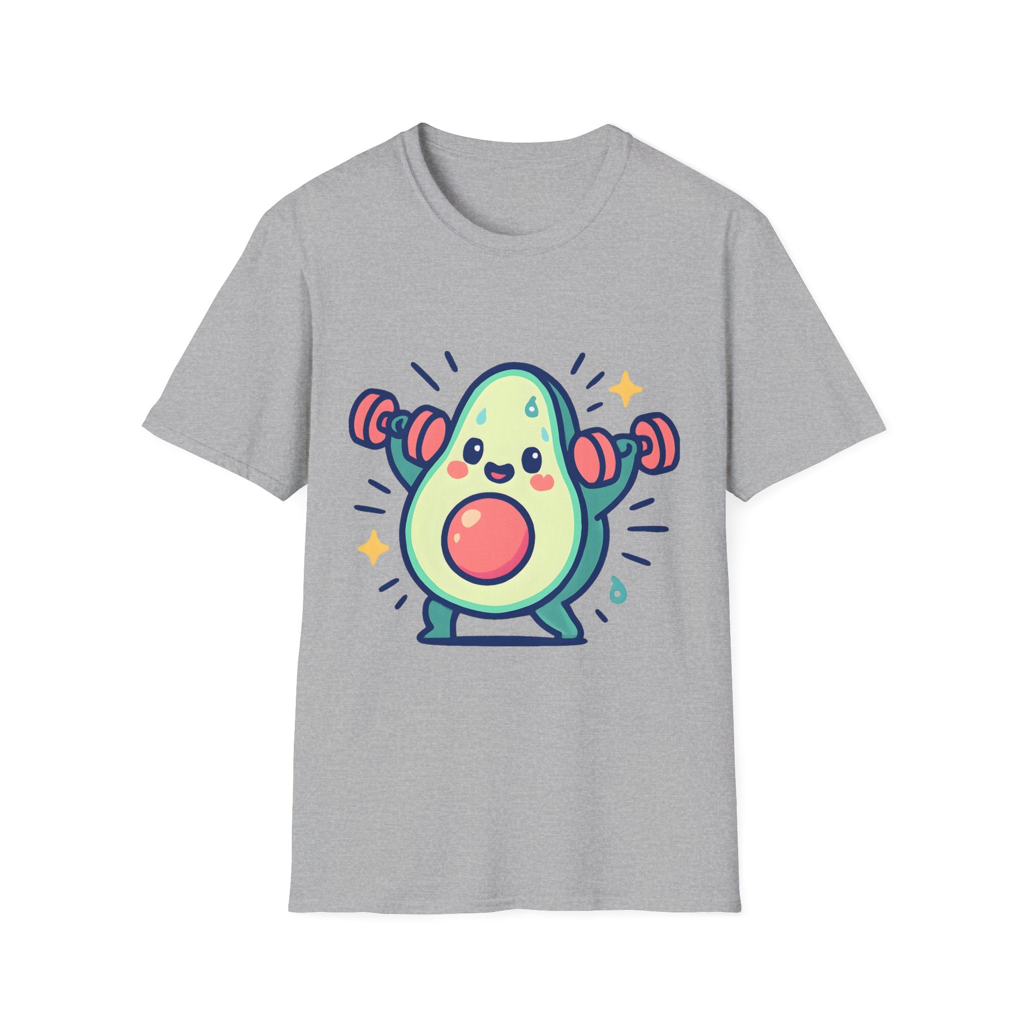 Avocado Lifting Weights T-Shirt