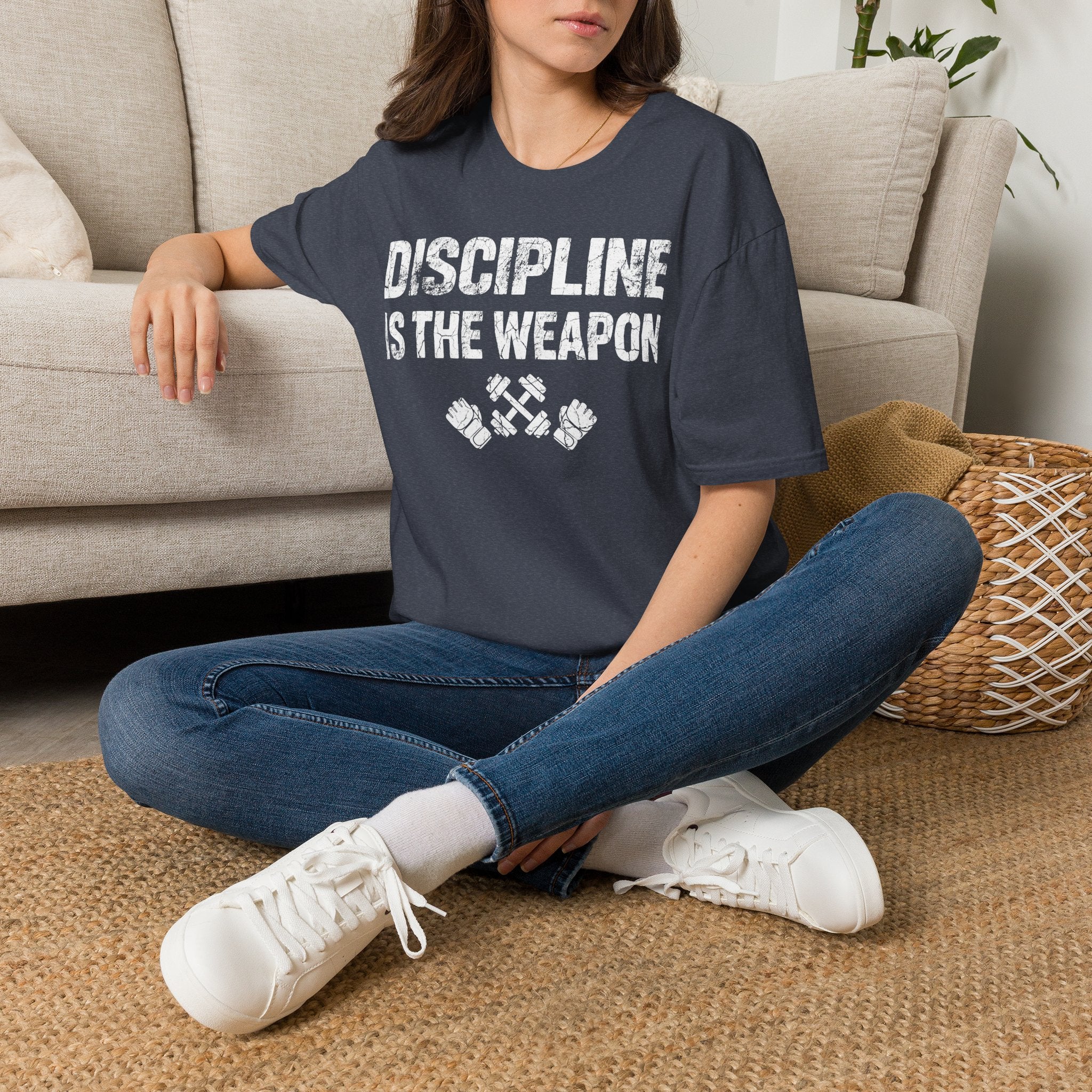 Weapon Discipline Gym Vintage Retro Gym T-Shirt