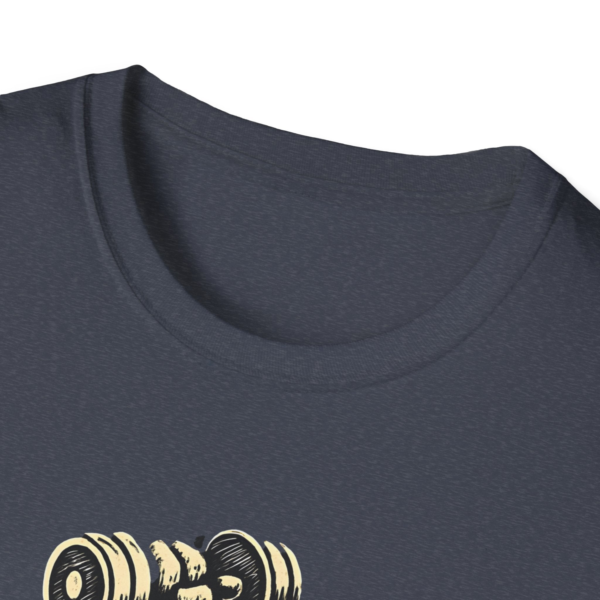 Cat Lifts Dumbbell T-Shirt