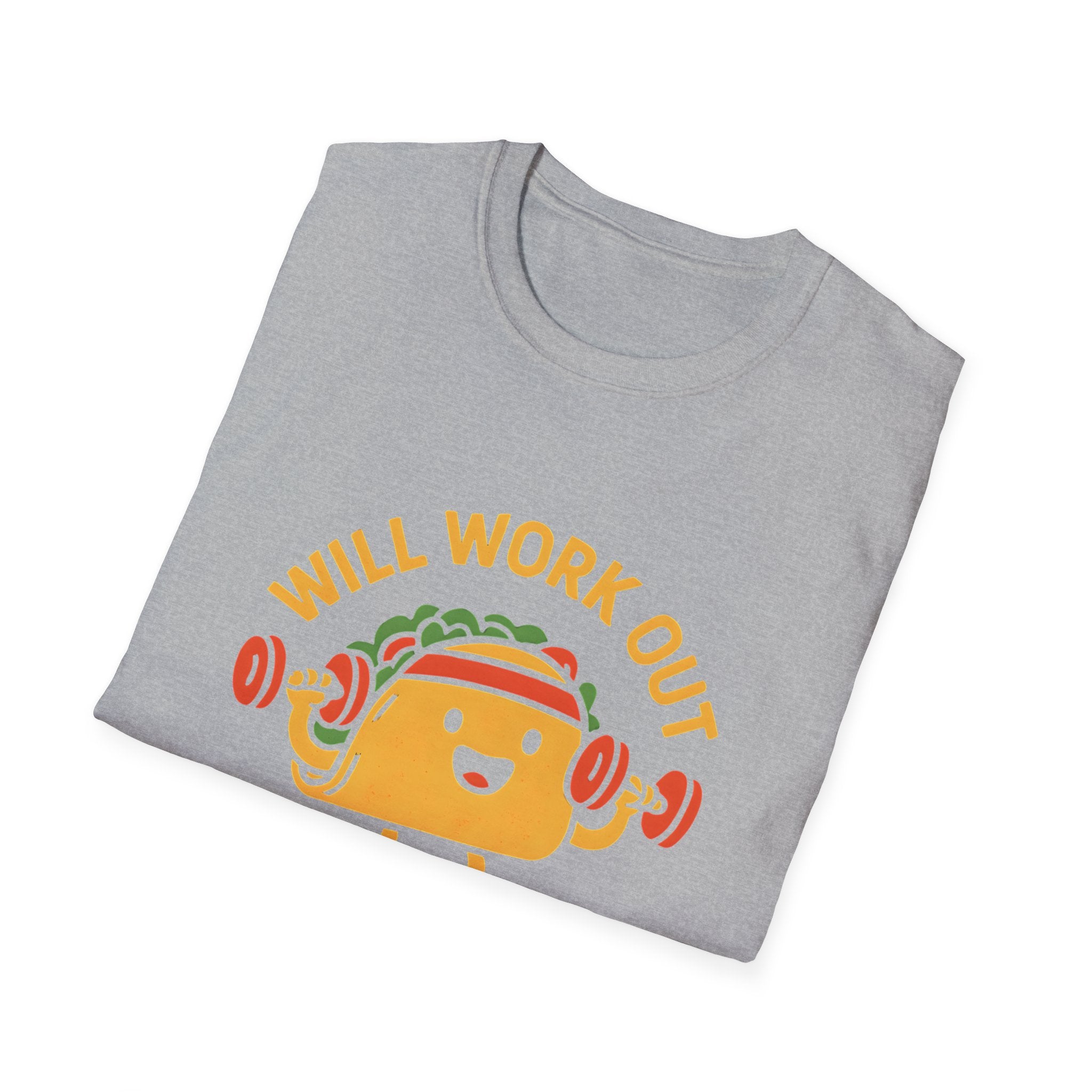 Taco Weightlifting Mascot T-Shirt