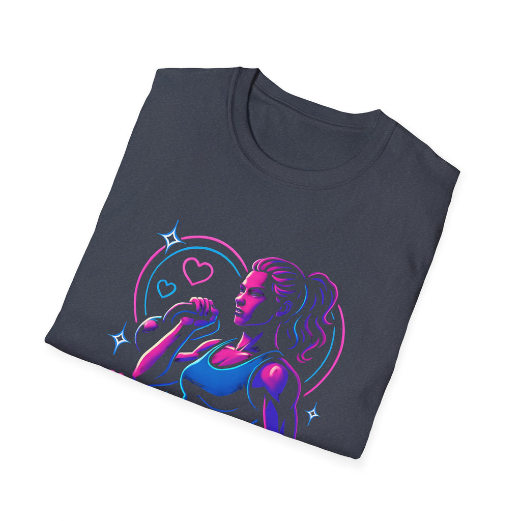 Neon singer portrait T-Shirt