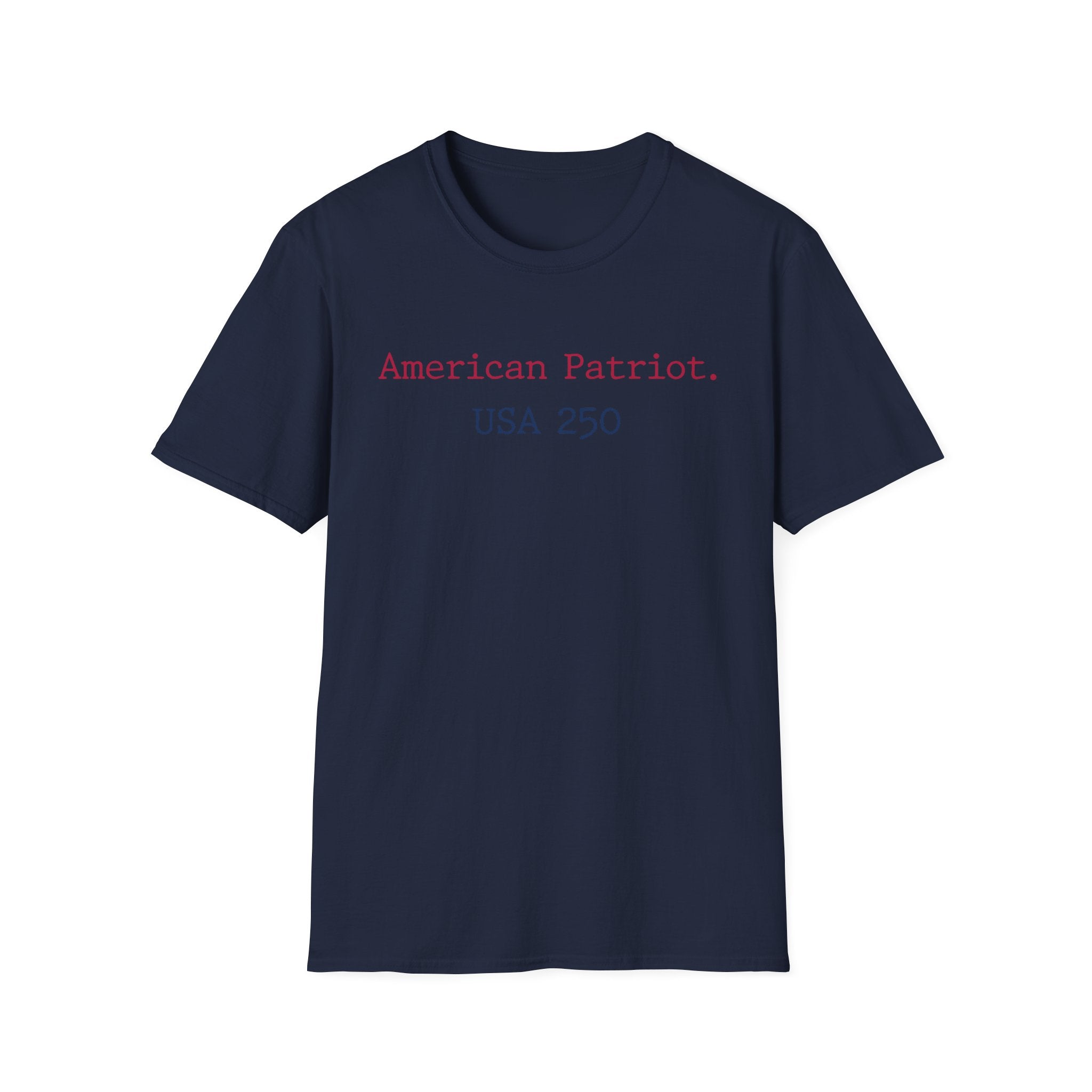 American Patriot USA 250 Typographic Vintage Gym T-Shirt