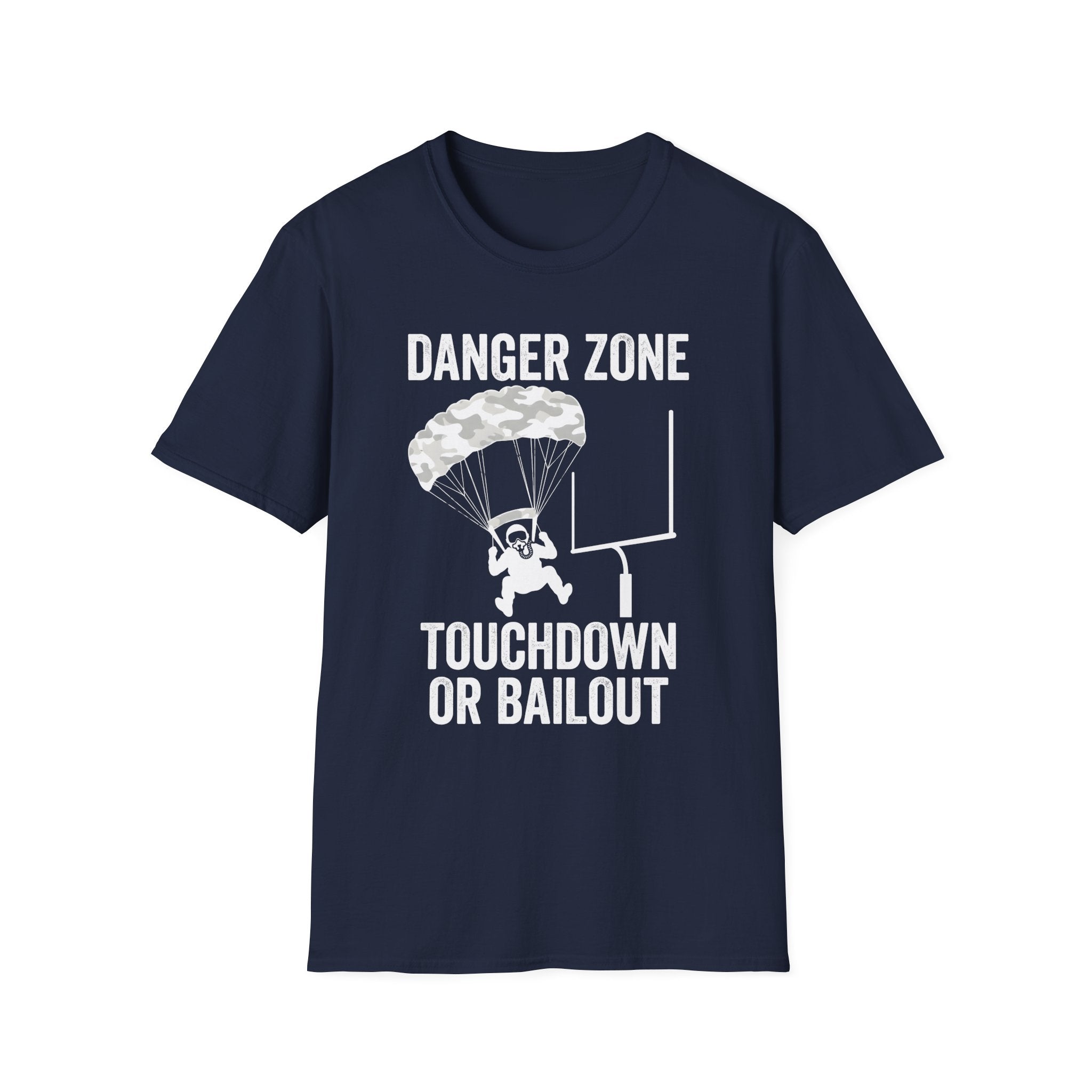 Gridiron Danger Zone Touchdown Or Bail Gym T-Shirt