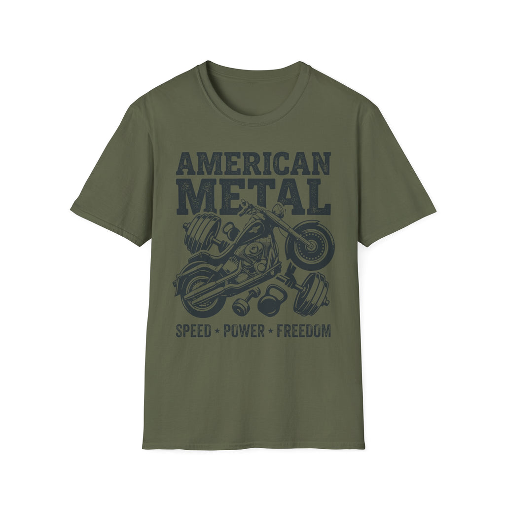 American Metal Softtail Build and Repair Vintage Graphic Gym T-Shirt