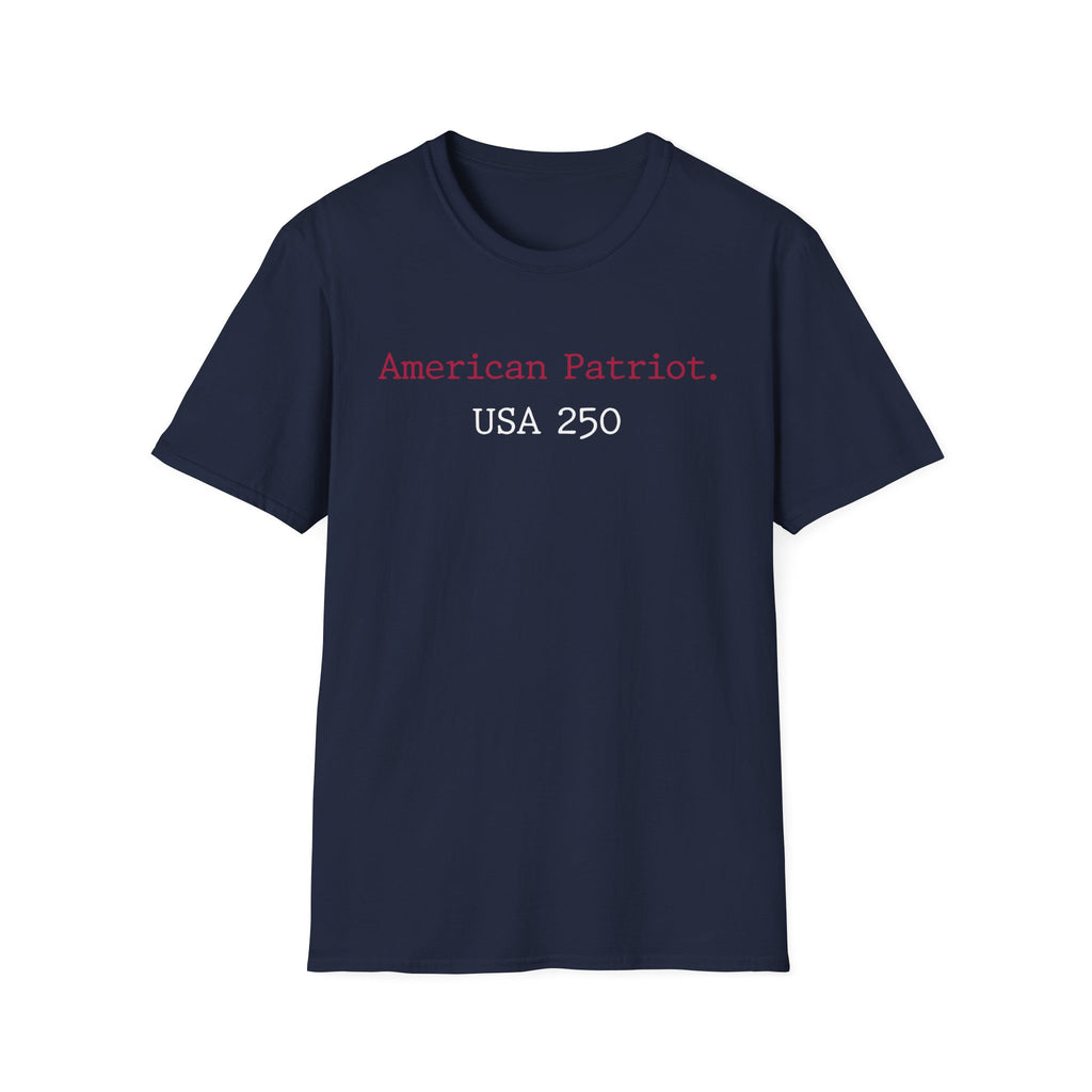 American Patriot US 250 Typographic Vintage Gym T-Shirt