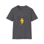 Lightning bolt dumbbell T-Shirt