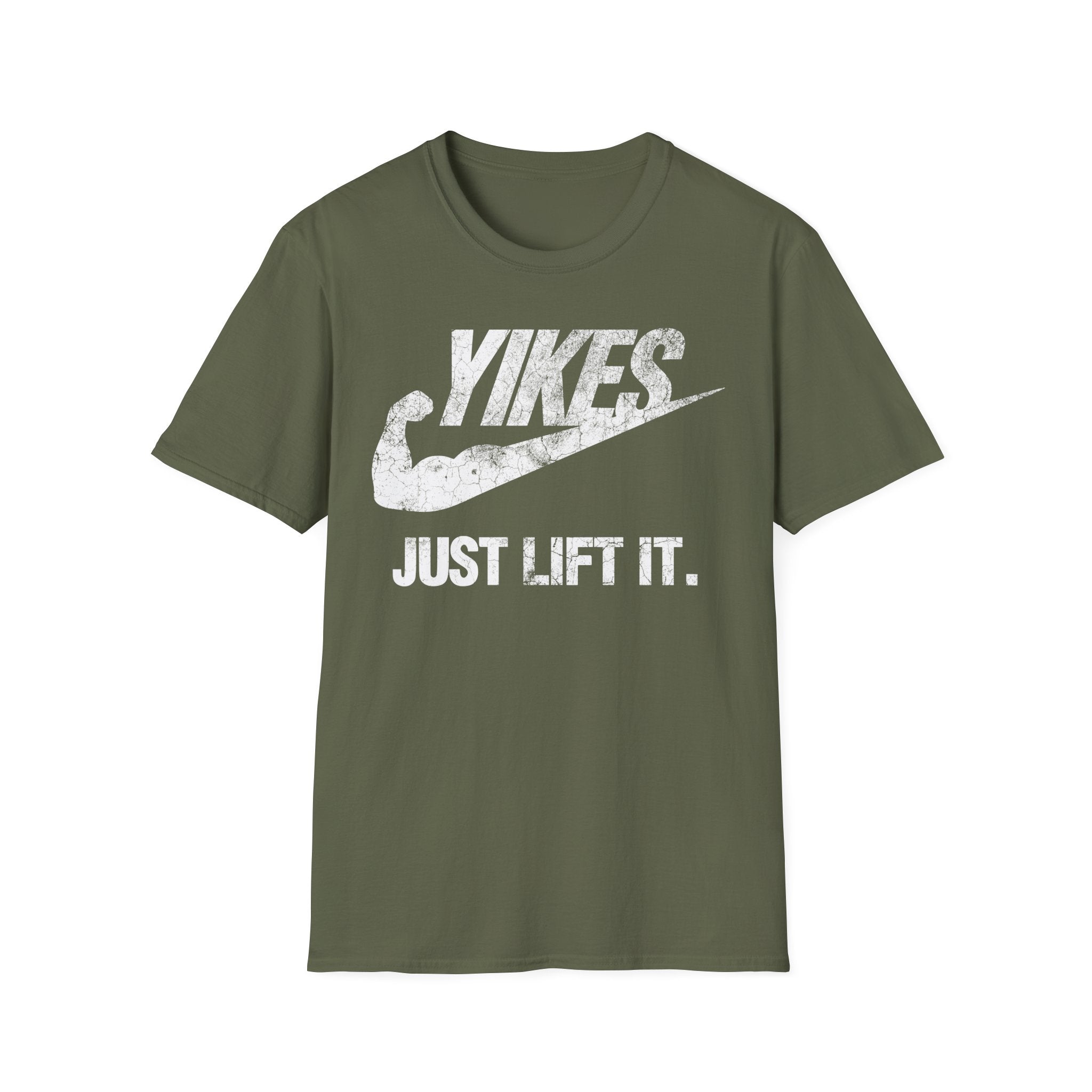 Yikes Just Lift It Vintage Gym T-Shirt