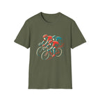 Cyclists Racing Scene T-Shirt