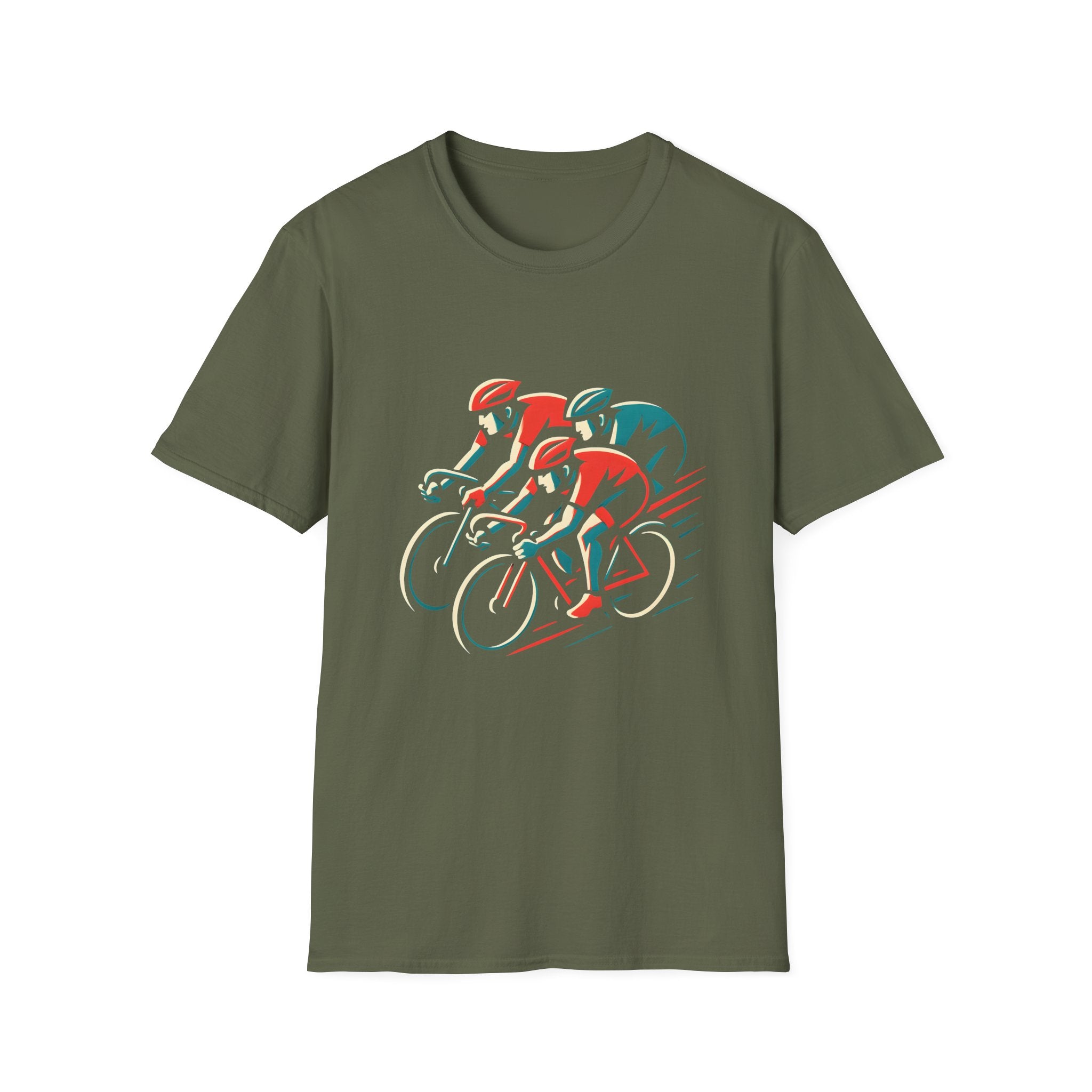 Cyclists Racing Scene T-Shirt
