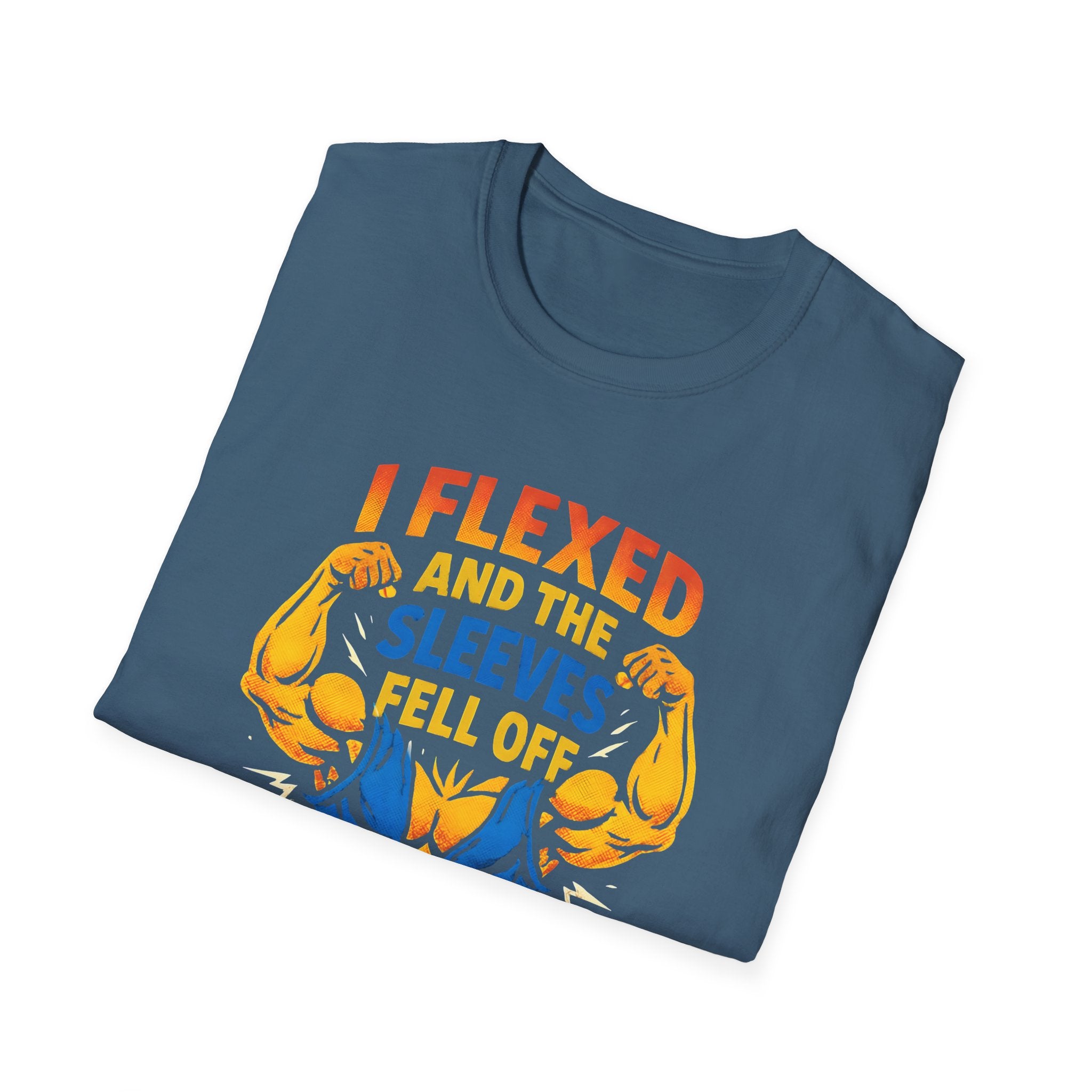 Flexed Arms Sleeves Off T-Shirt