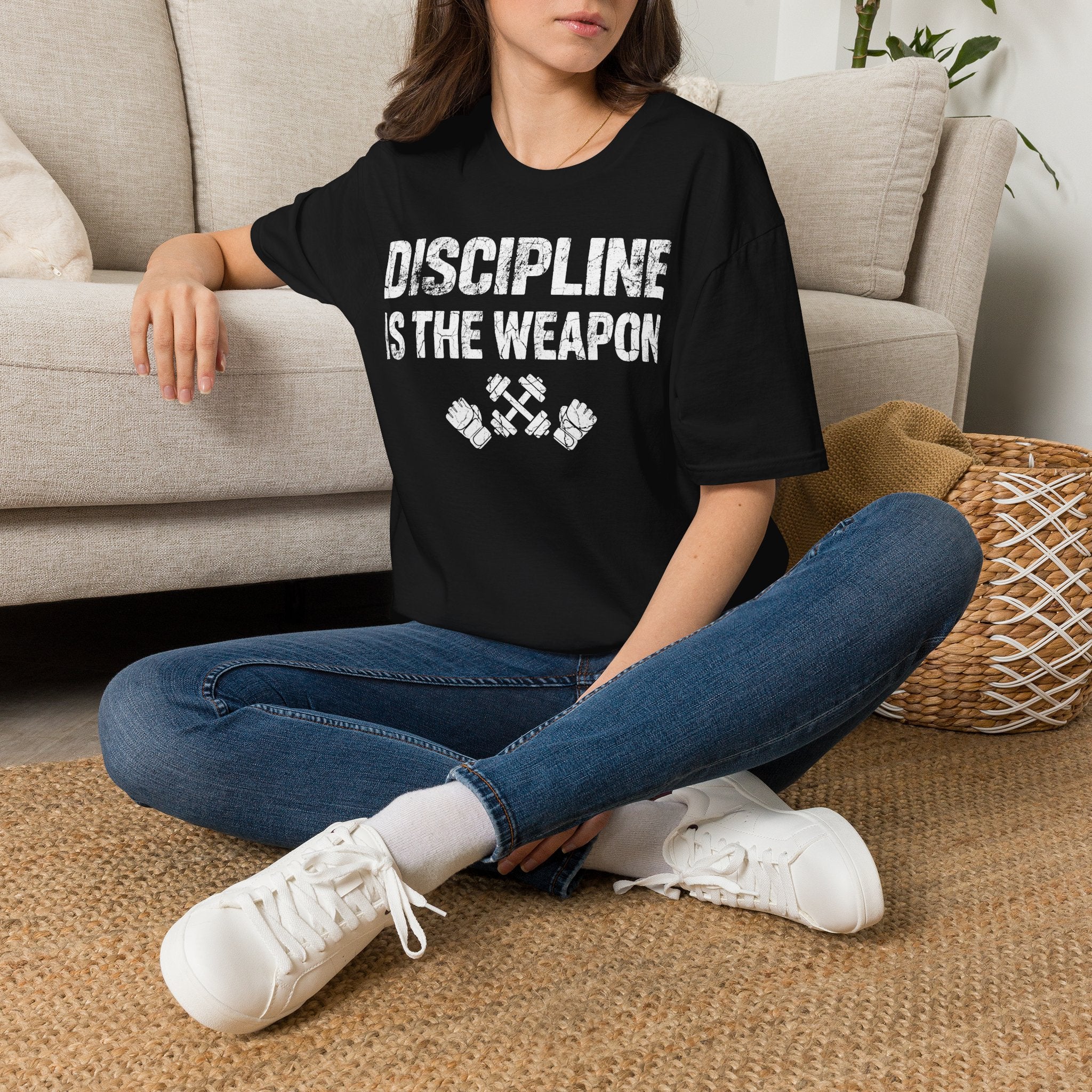 Weapon Discipline Gym Vintage Retro Gym T-Shirt