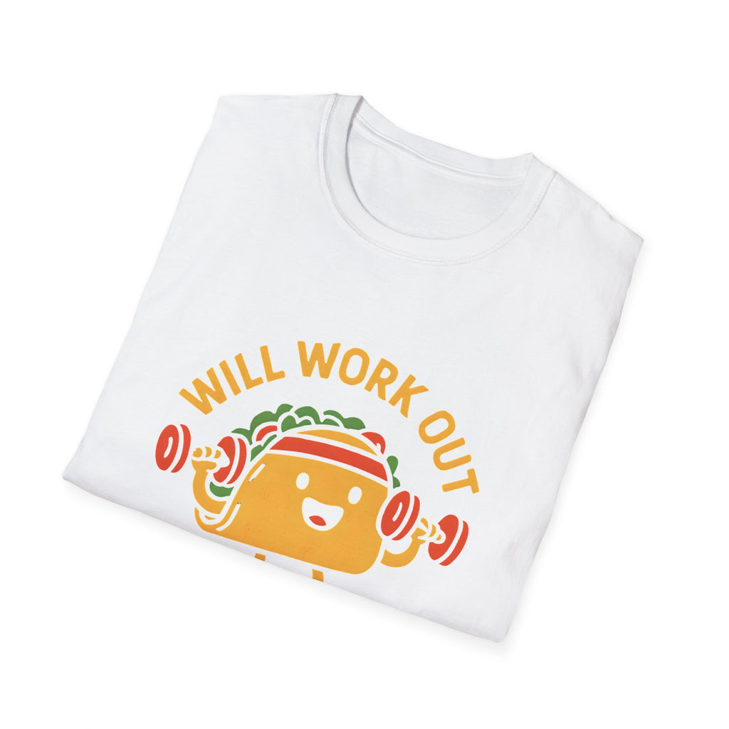 Taco Weightlifting Mascot T-Shirt