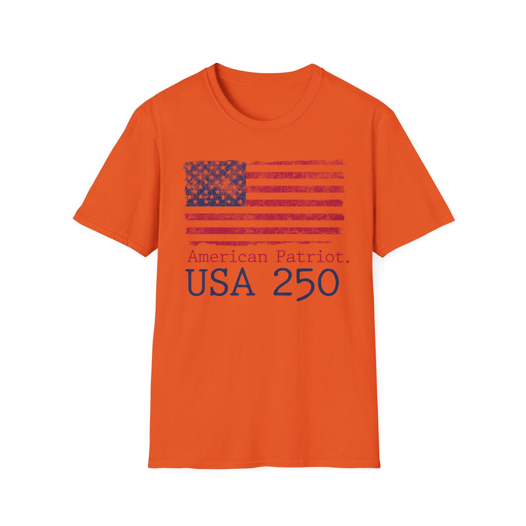 American Patriot USA 250 Graphic Vintage Gym T-Shirt