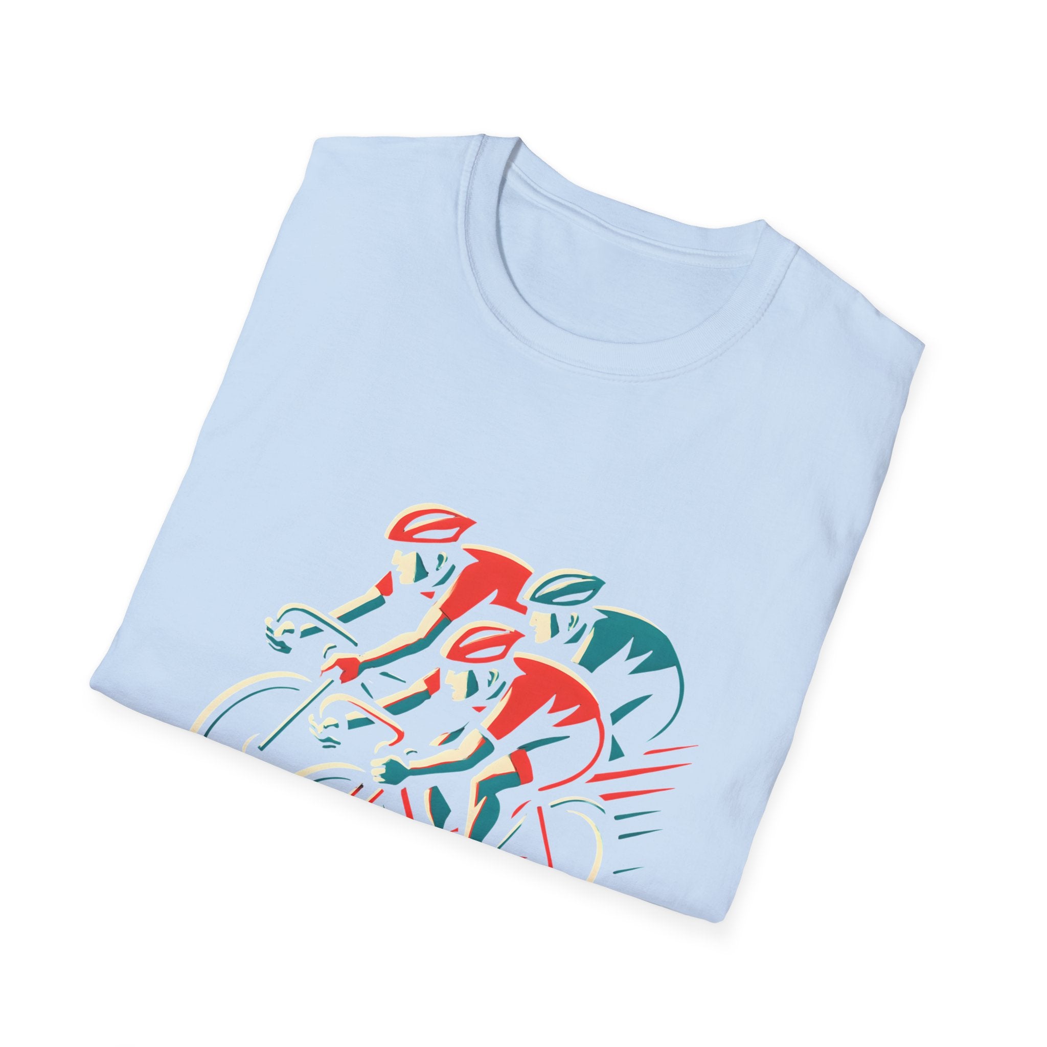 Cyclists Racing Scene T-Shirt