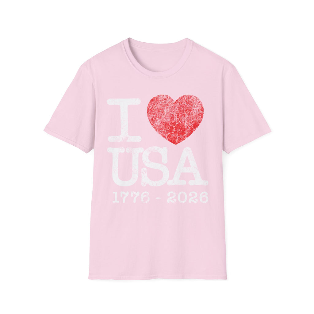 I Heart USA 250 Vintage Gym T-Shirt