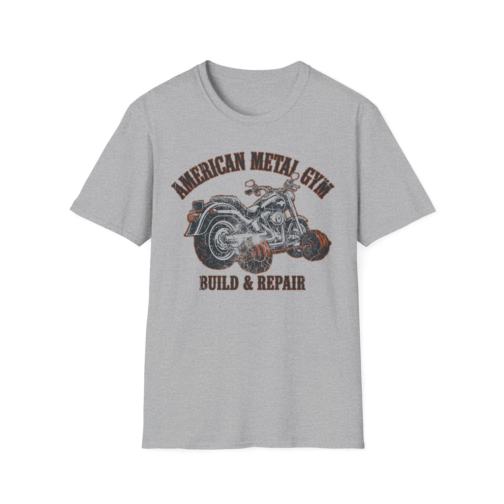 American Metal Build and Repair Vintage Graphic Gym T-Shirt