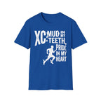Cross Country Running Mud In My Teeth Gym T-Shirt