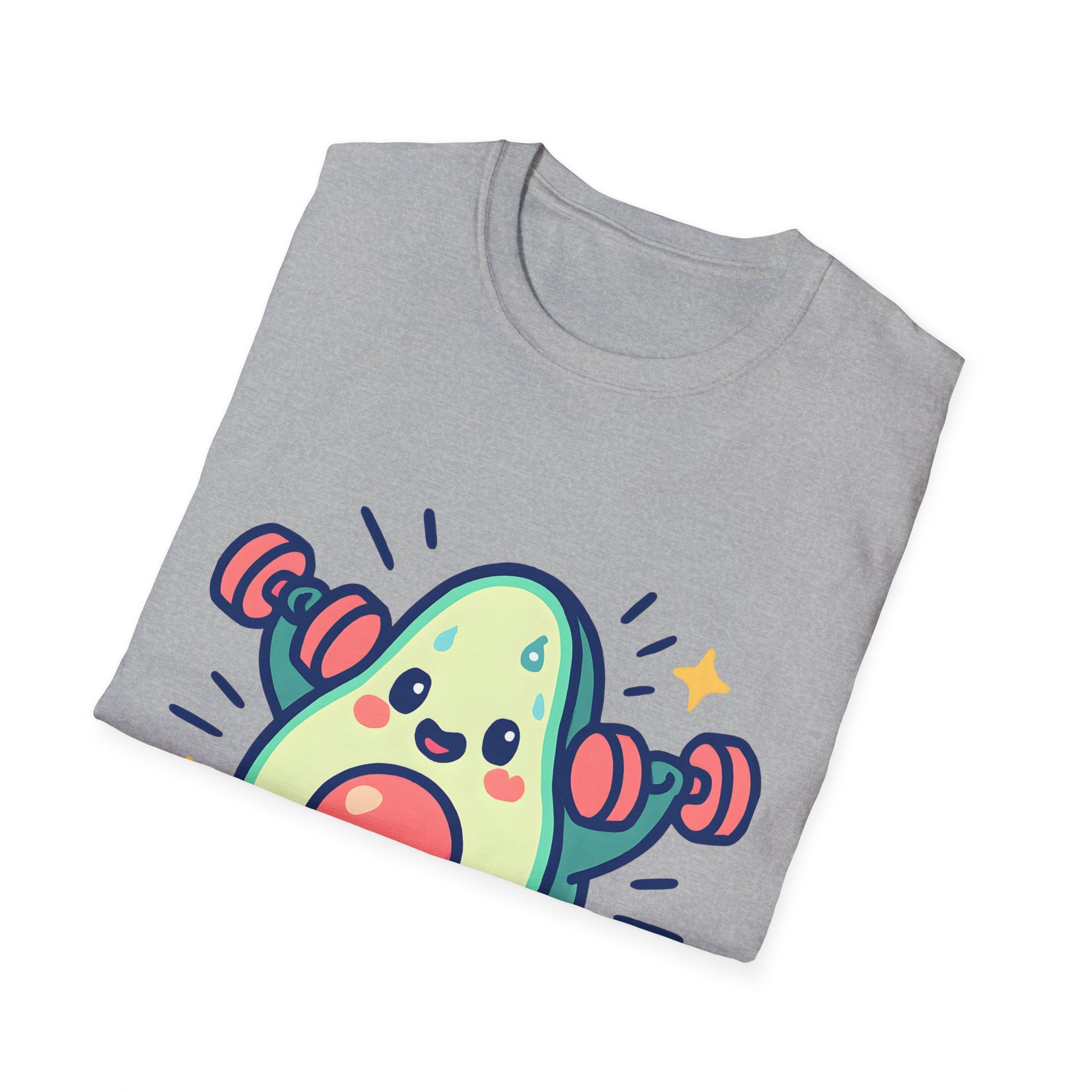 Avocado Lifting Weights T-Shirt