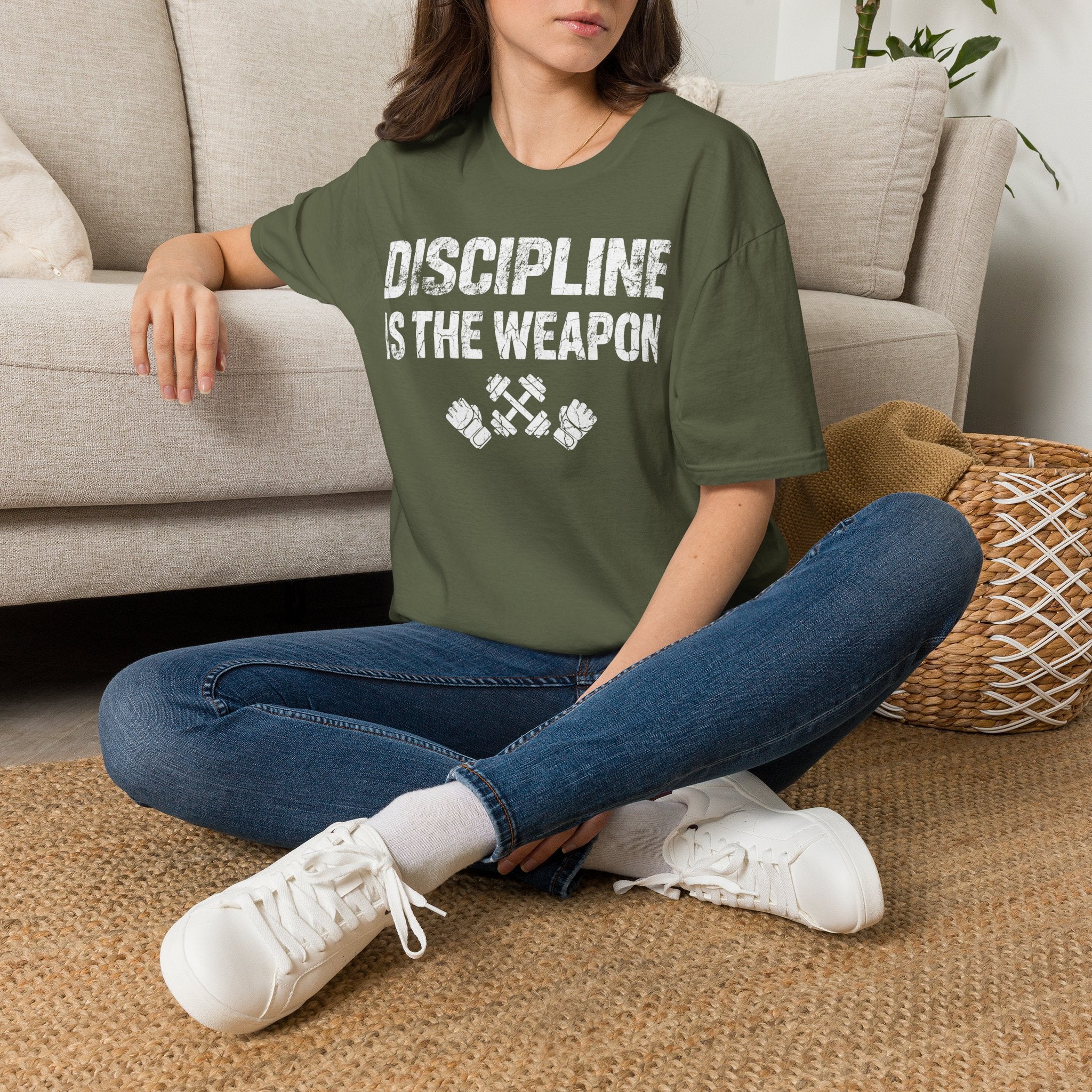 Weapon Discipline Gym Vintage Retro Gym T-Shirt