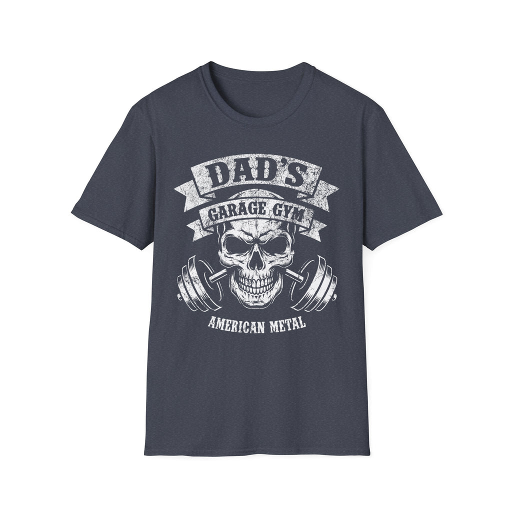 Dads Garage American Metal Graphic Vintage Gym Tee-Shirt