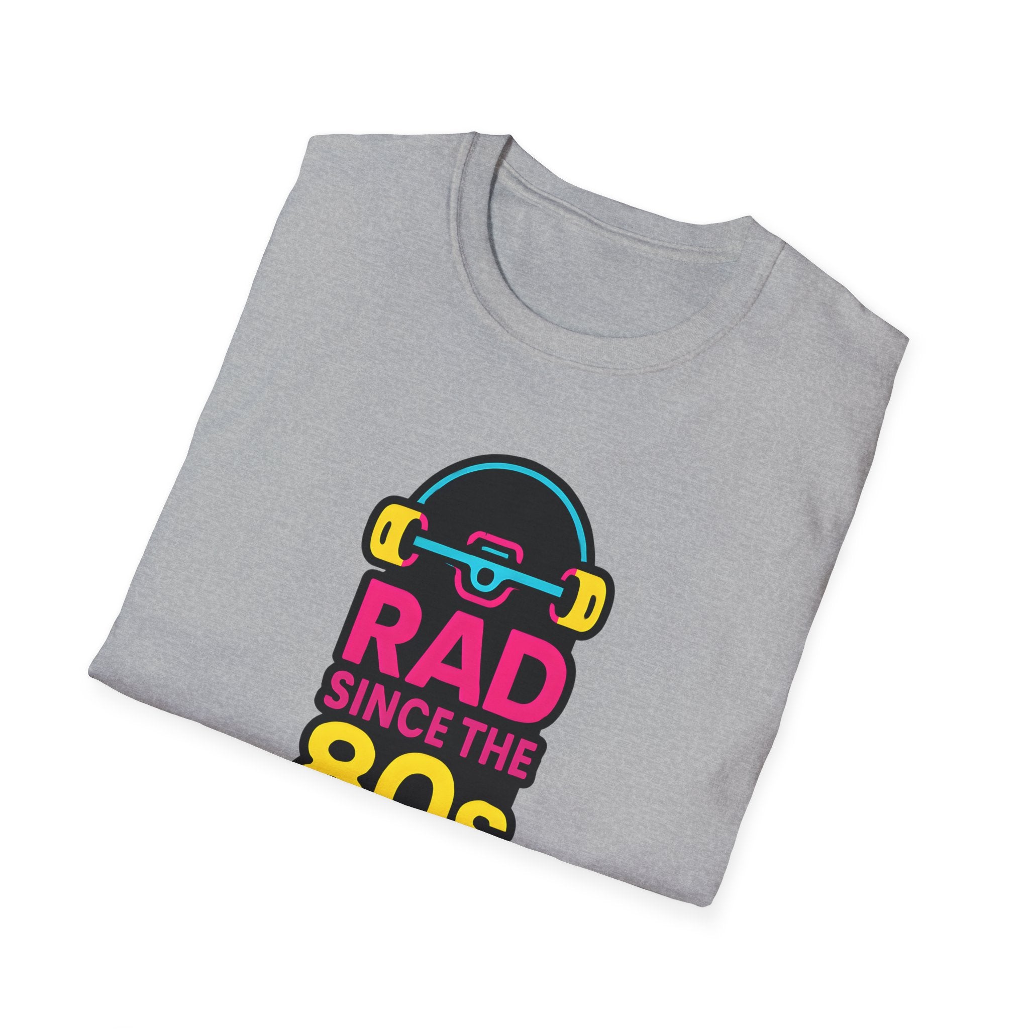 Neon 80s Skateboard T-Shirt