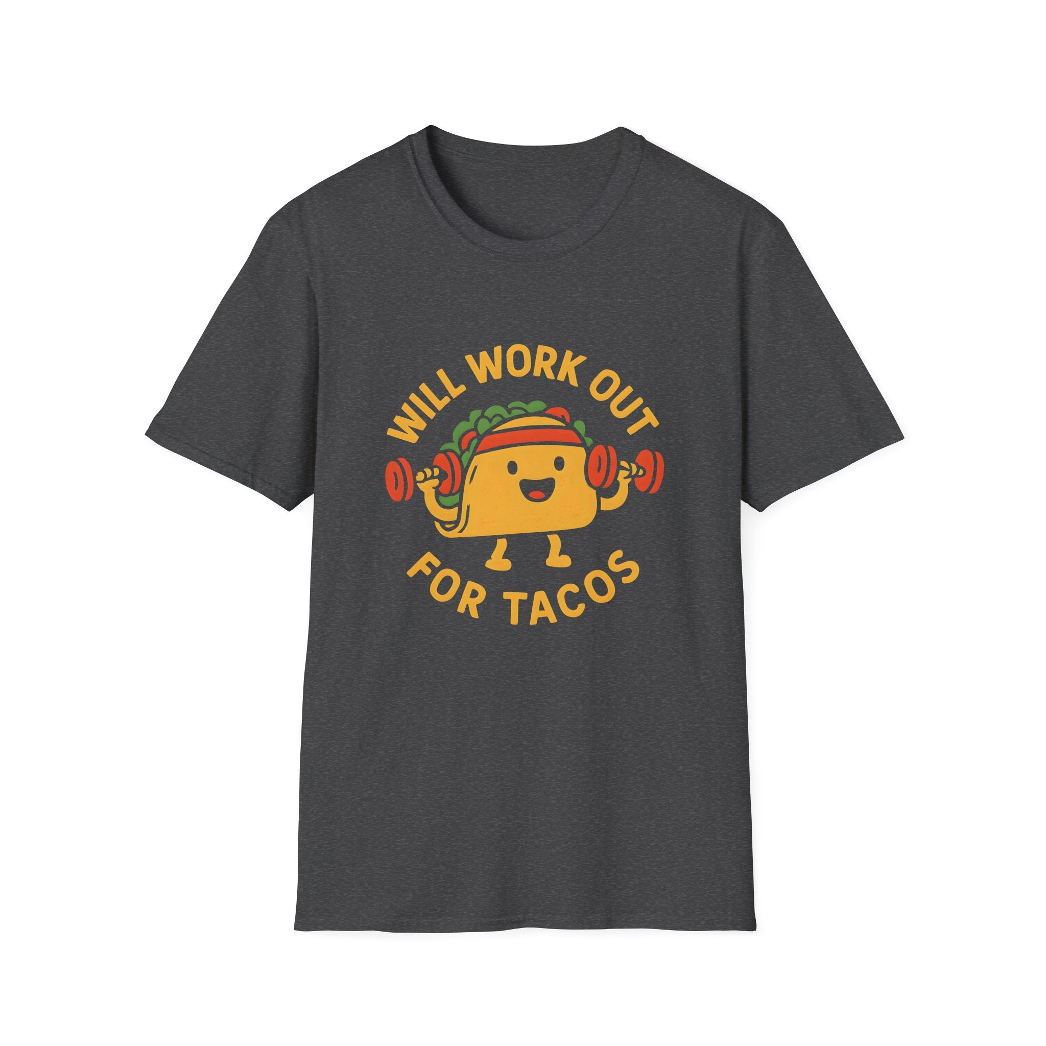 Taco Weightlifting Mascot T-Shirt