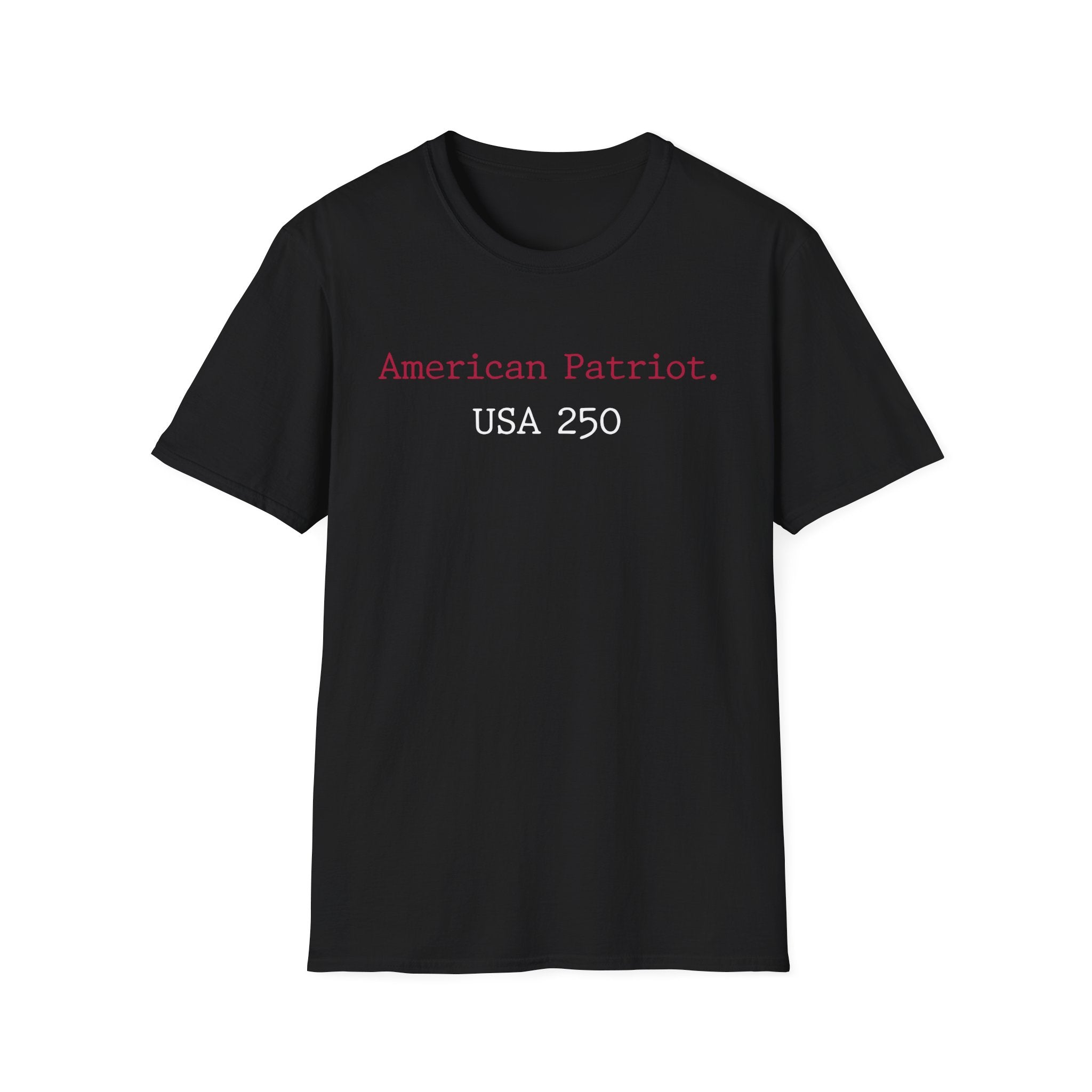 American Patriot US 250 Typographic Vintage Gym T-Shirt