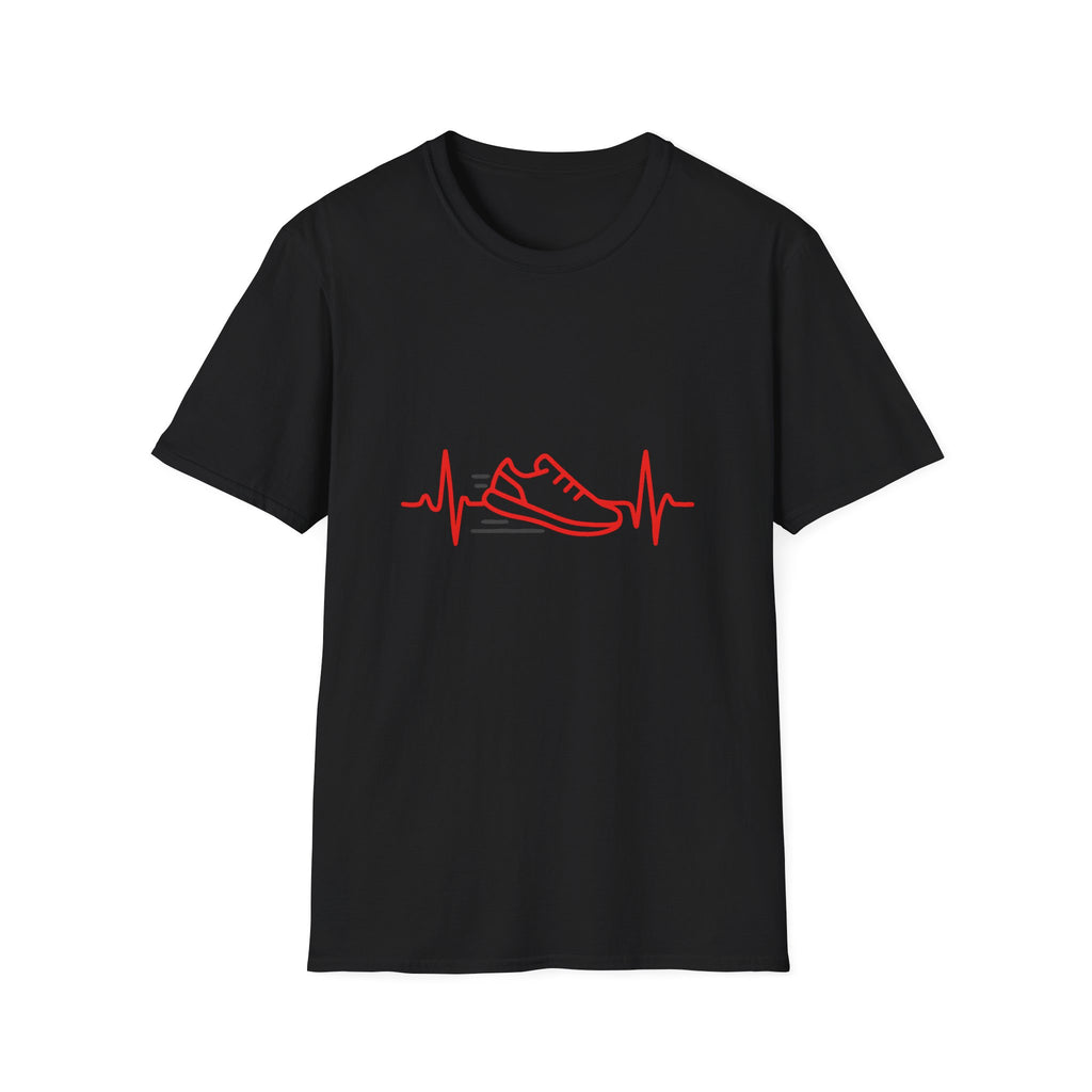 Sneaker Heartbeat Illustration T-Shirt