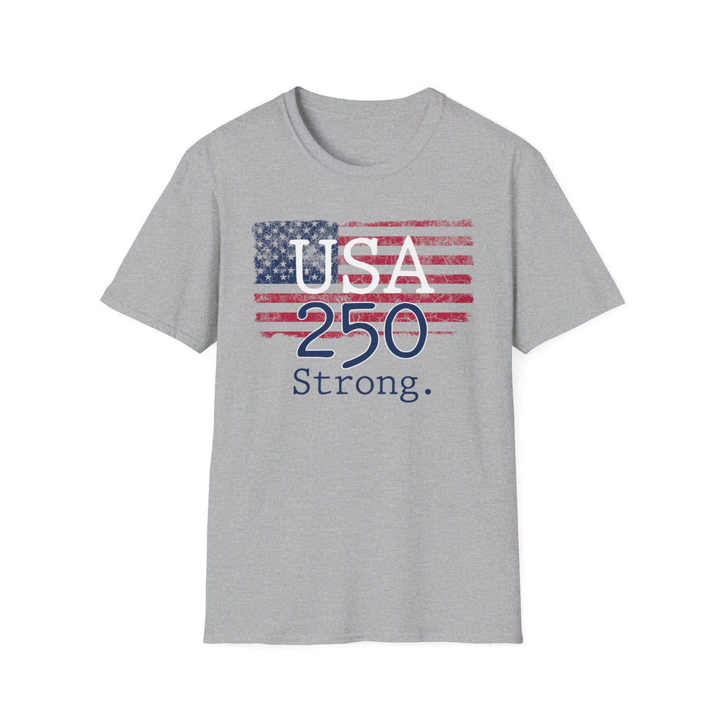 USA 250 Strong Gym Vintage Gym T-Shirt