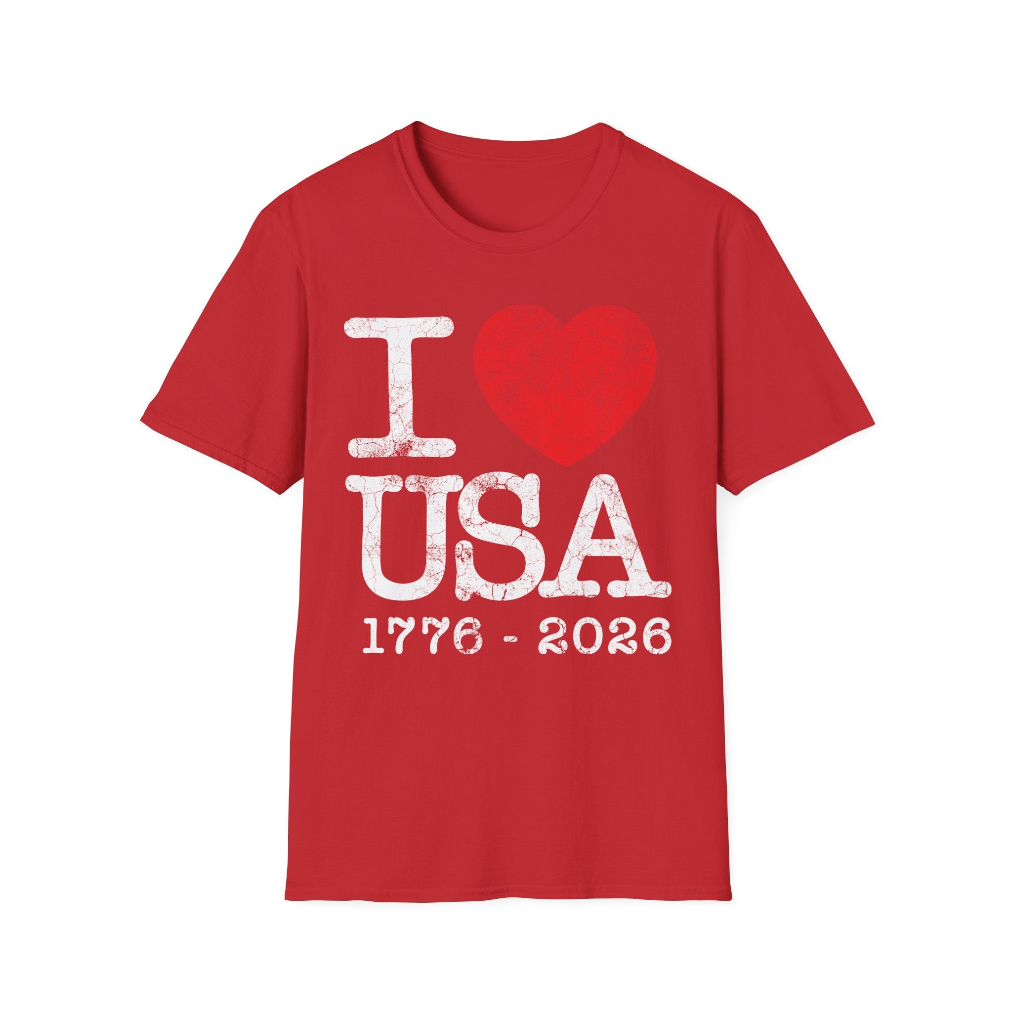 I Heart USA 250 Vintage Gym T-Shirt