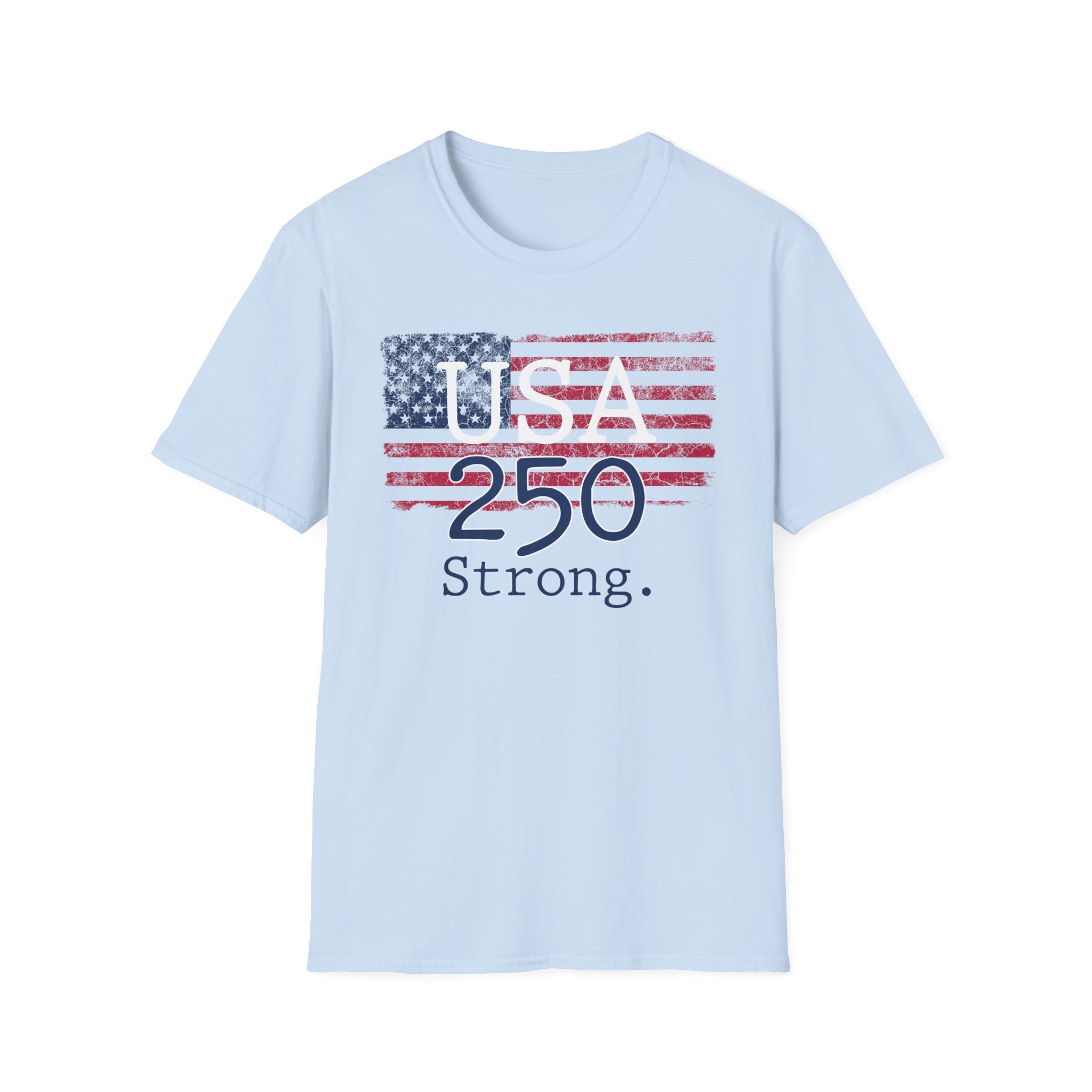 USA 250 Strong Gym Vintage Gym T-Shirt