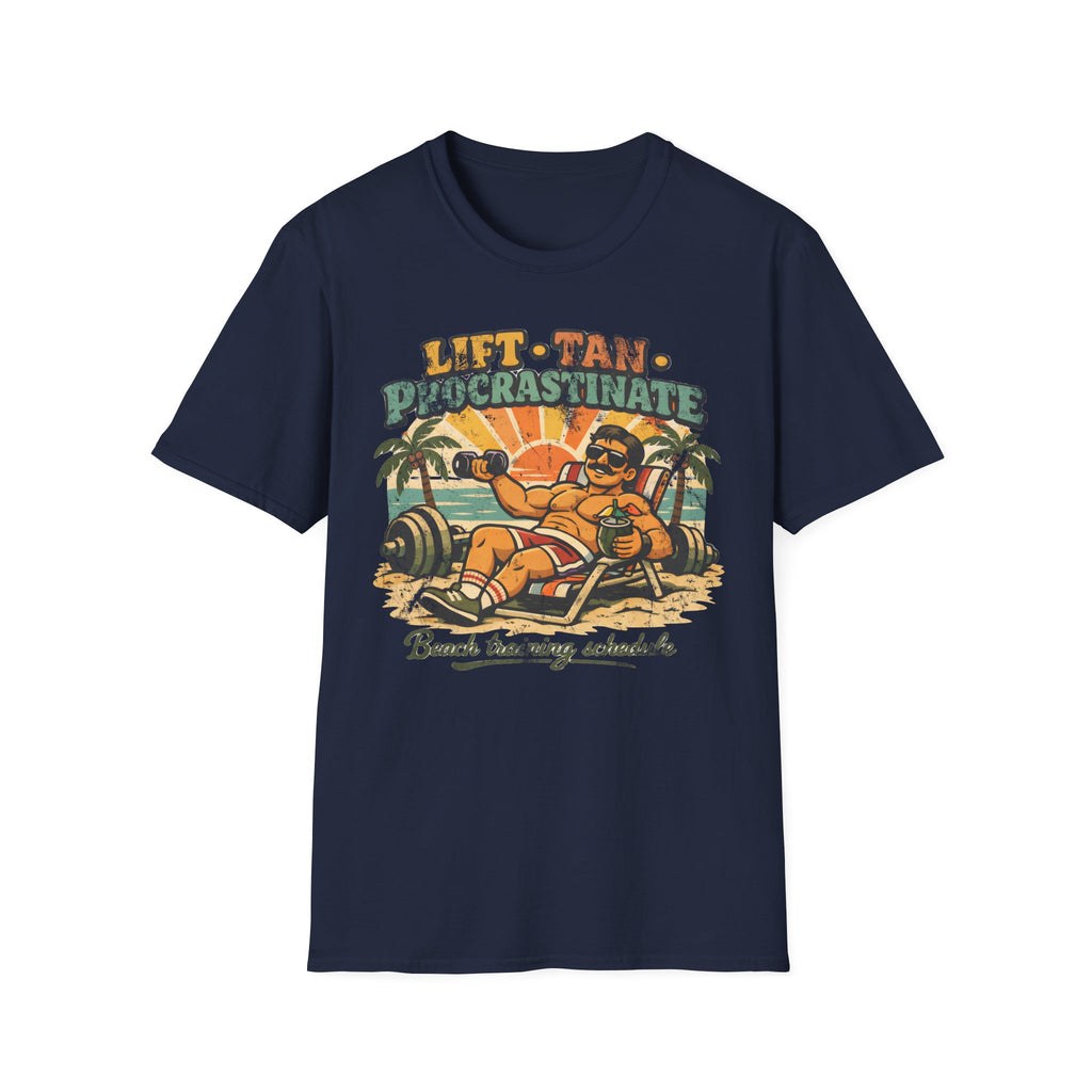 Retro Venice Beach Training Sequence Gym T-Shirt