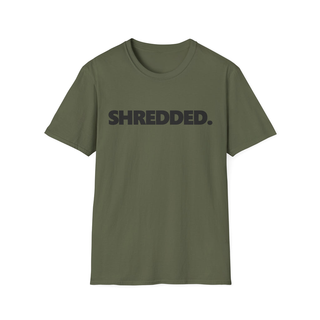 SHREDDED Graphic Bodybuilding Vintage Gym T-Shirt
