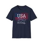 USA 250 Strong Flag Gym Vintage Gym T-Shirt