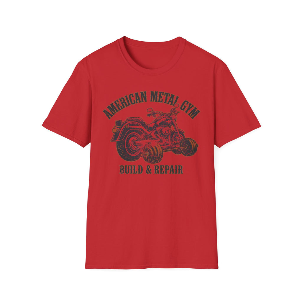 American Metal Build and Repair Vintage Graphic Gym T-Shirt