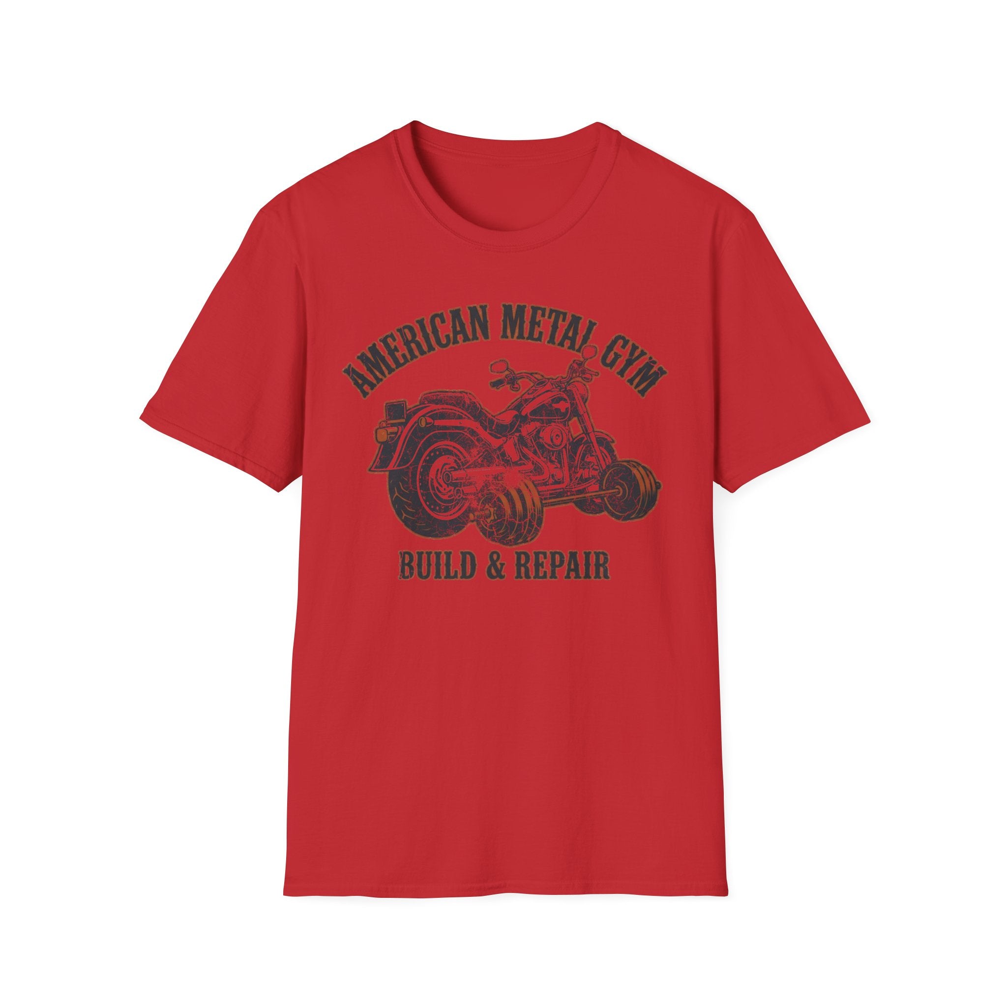 American Metal Build and Repair Vintage Graphic Gym T-Shirt