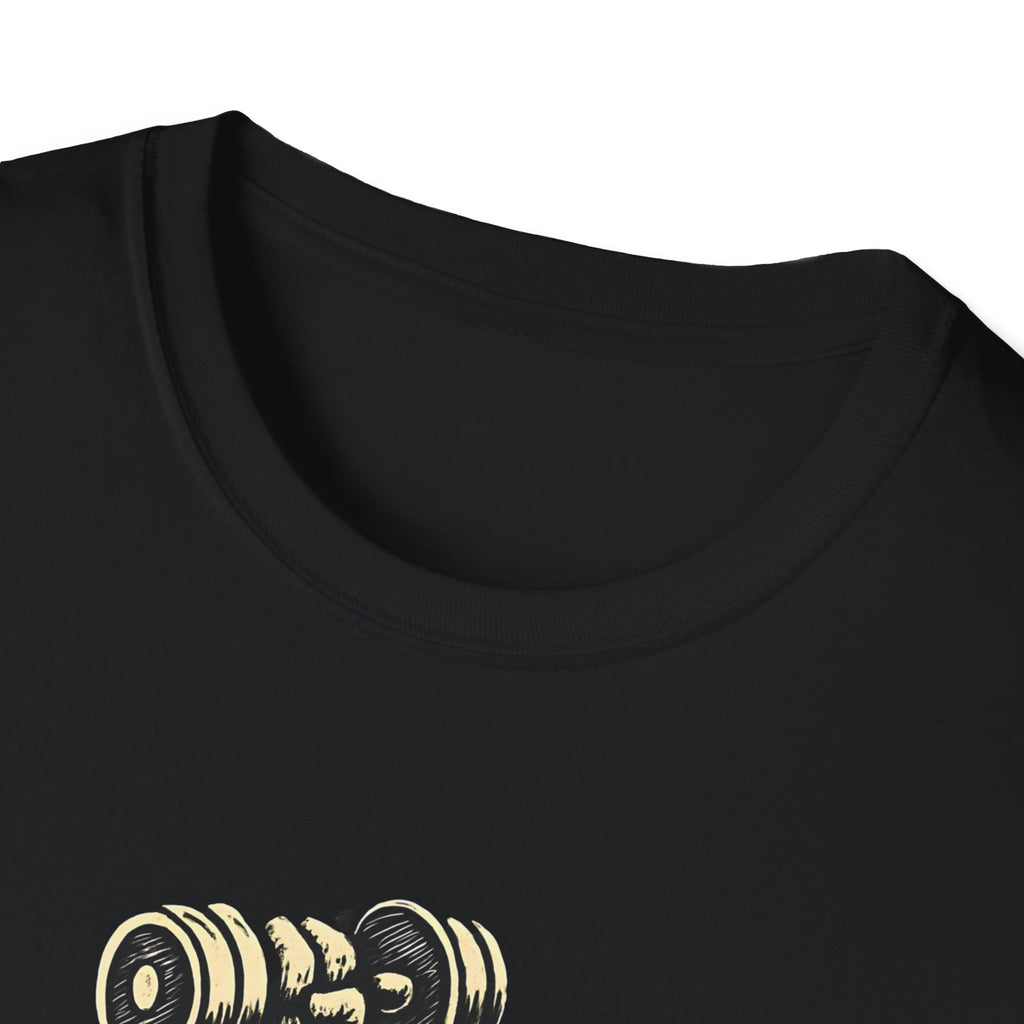 Cat Lifts Dumbbell T-Shirt